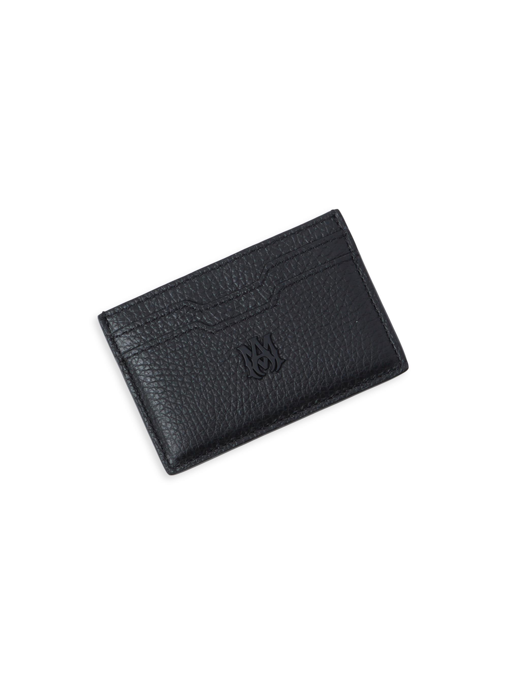 Amiri Men's Leather Card Case - Black
