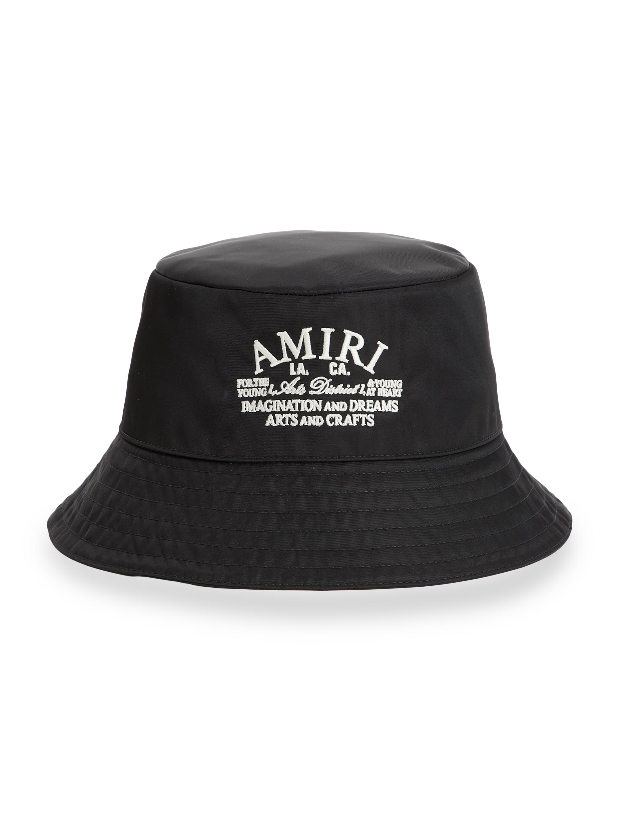 Amiri Men's Arts District Logo Bucket Hat - Black