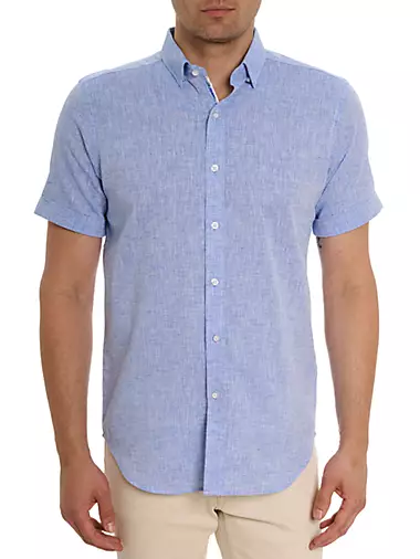 Palmer Linen & Cotton-Blend Shirt