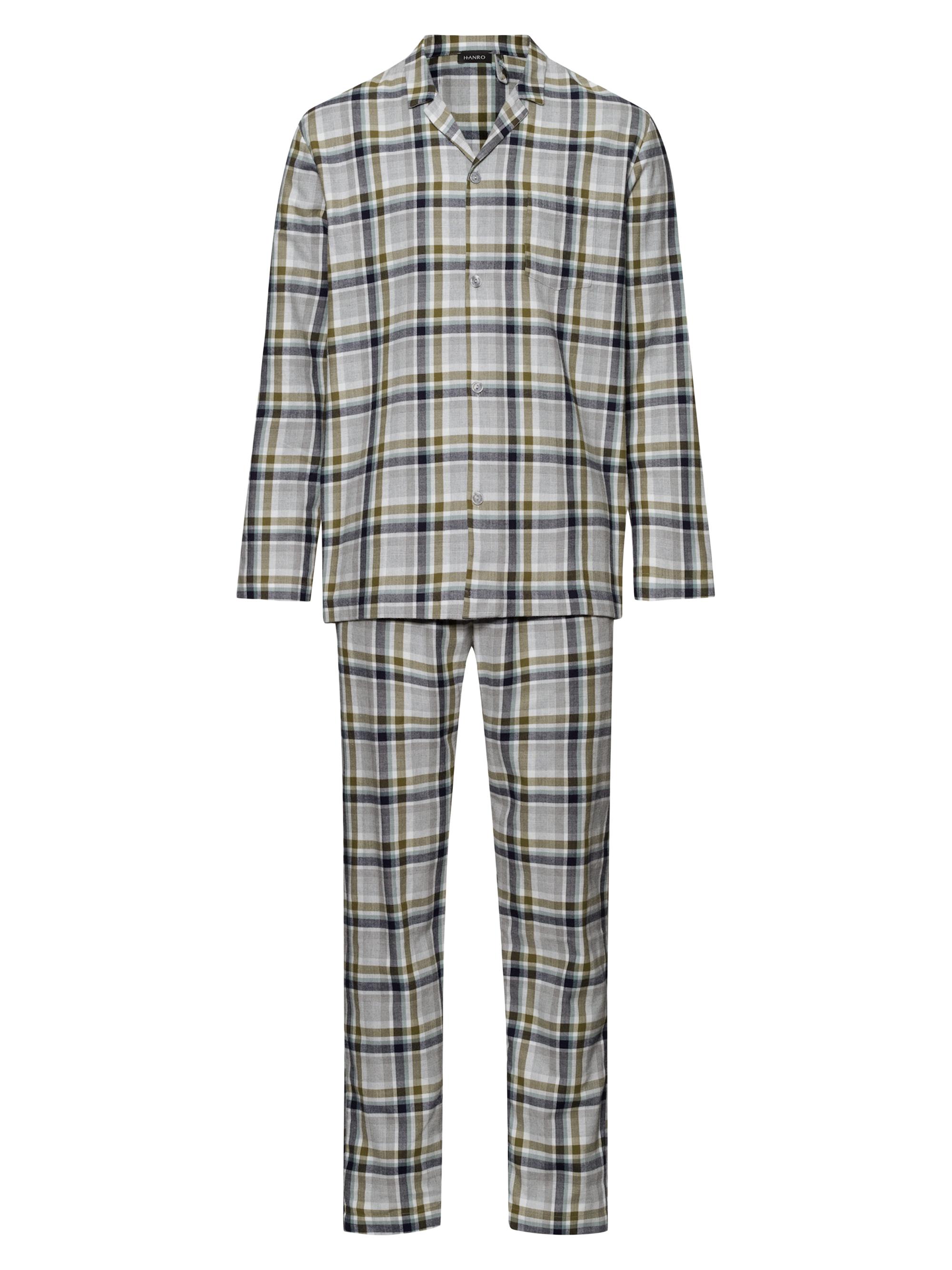 Hanro Men's Cozy Comfort Check Pajamas - Wintry Check