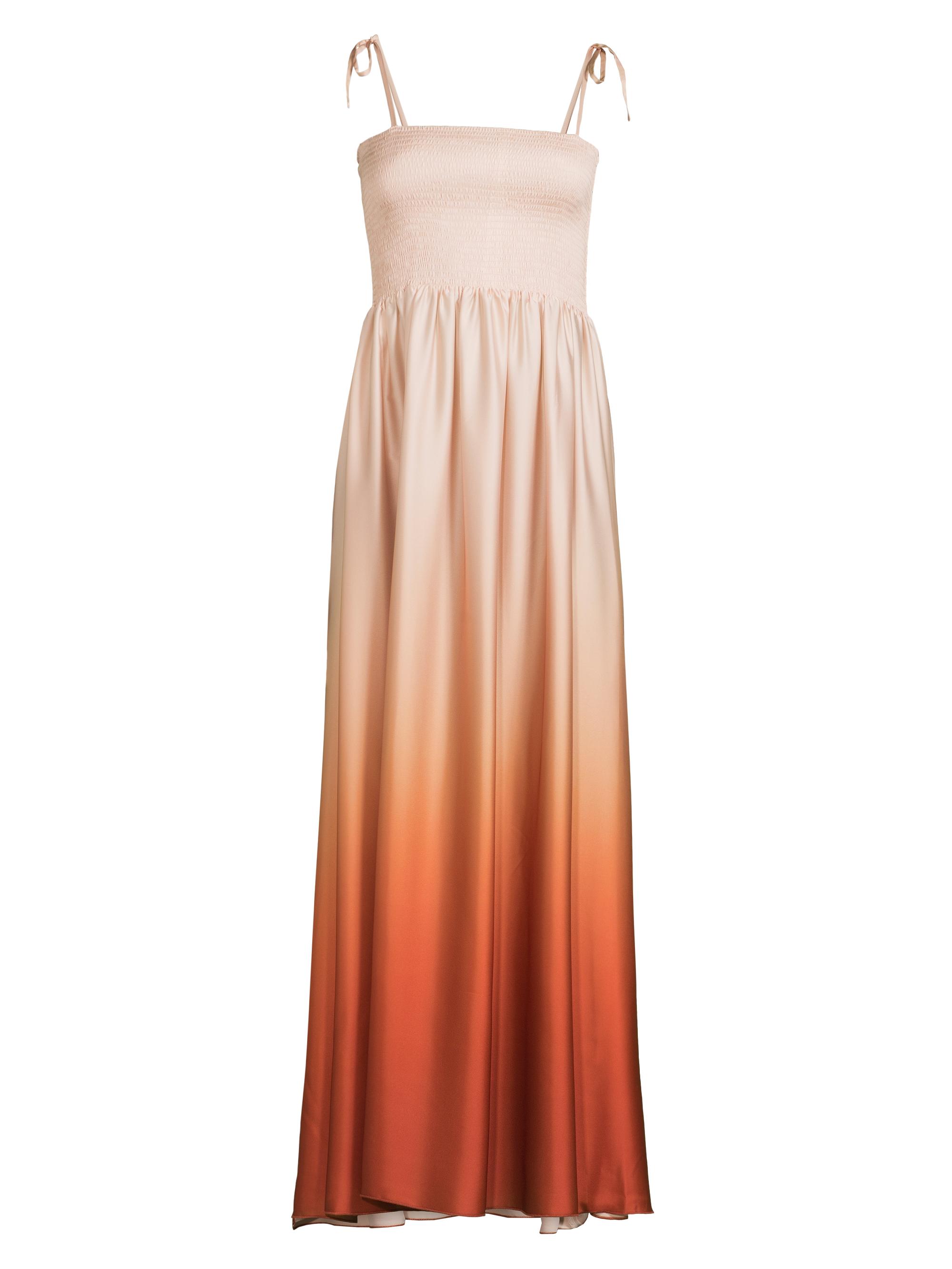 Karmamia Women's Odette Ombréd Maxi Dress - Gradient Tangerine