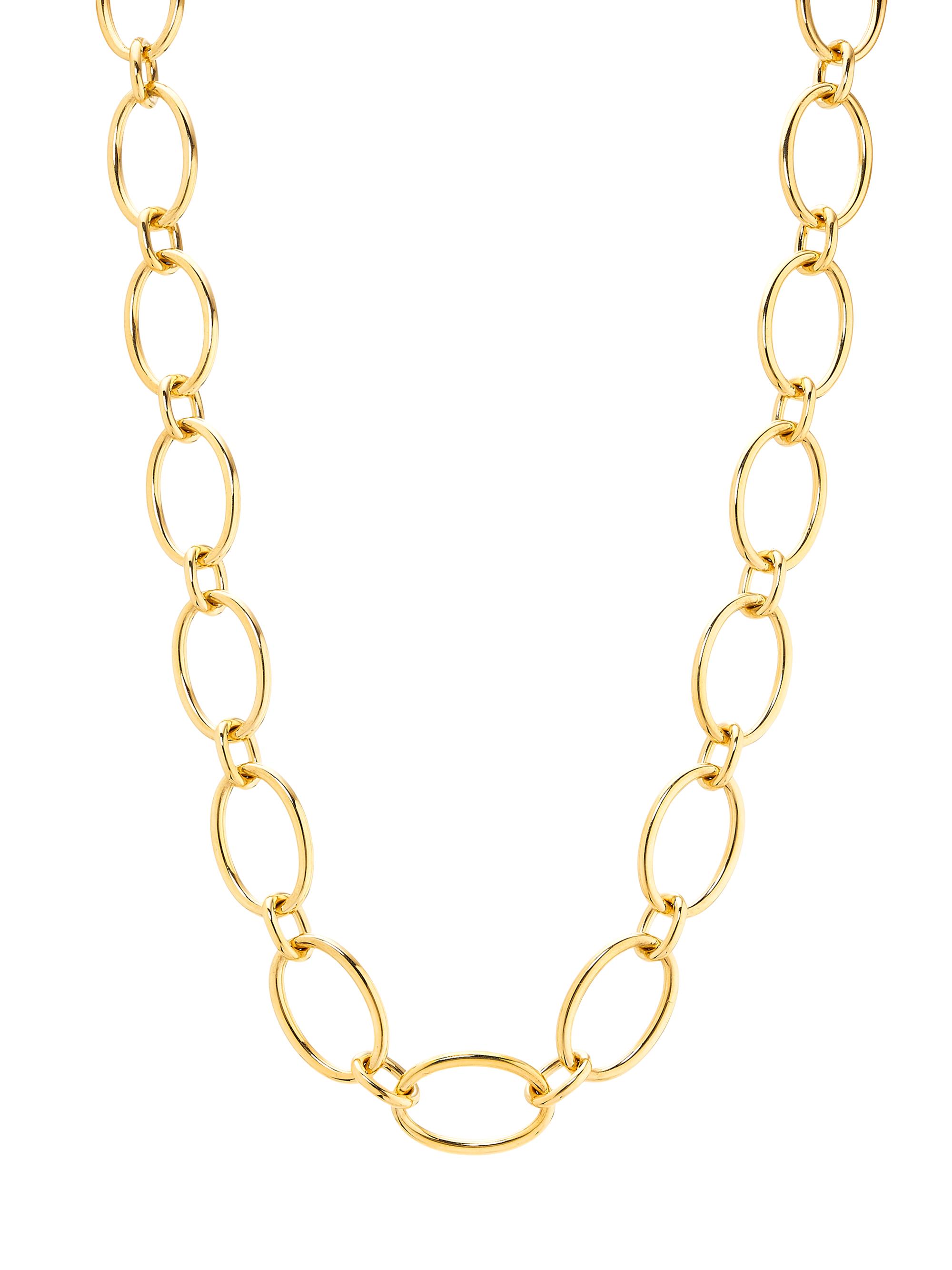 Foundrae Women's 18K Yellow Gold Convertible Oval-Link Chain Necklace - Yellow Gold