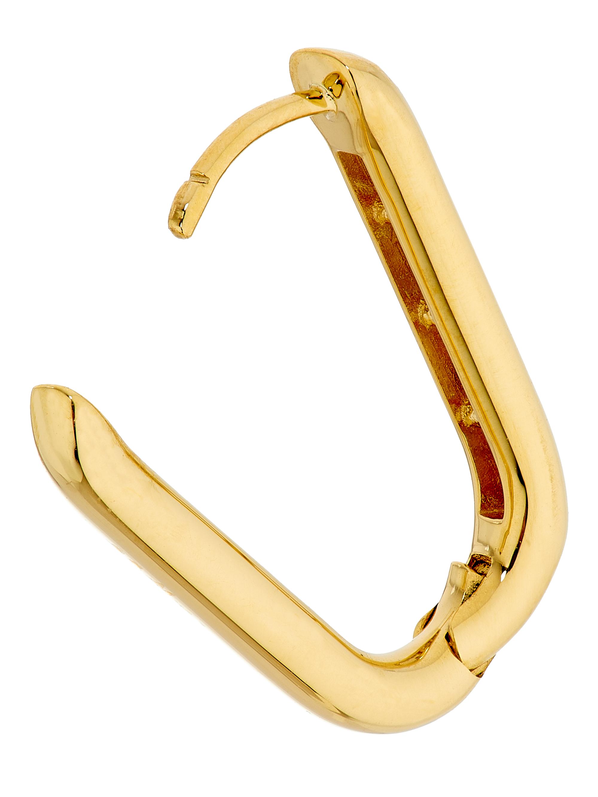 Foundrae 18K Yellow Gold & 0.30 TCW Diamond Single Oval Link