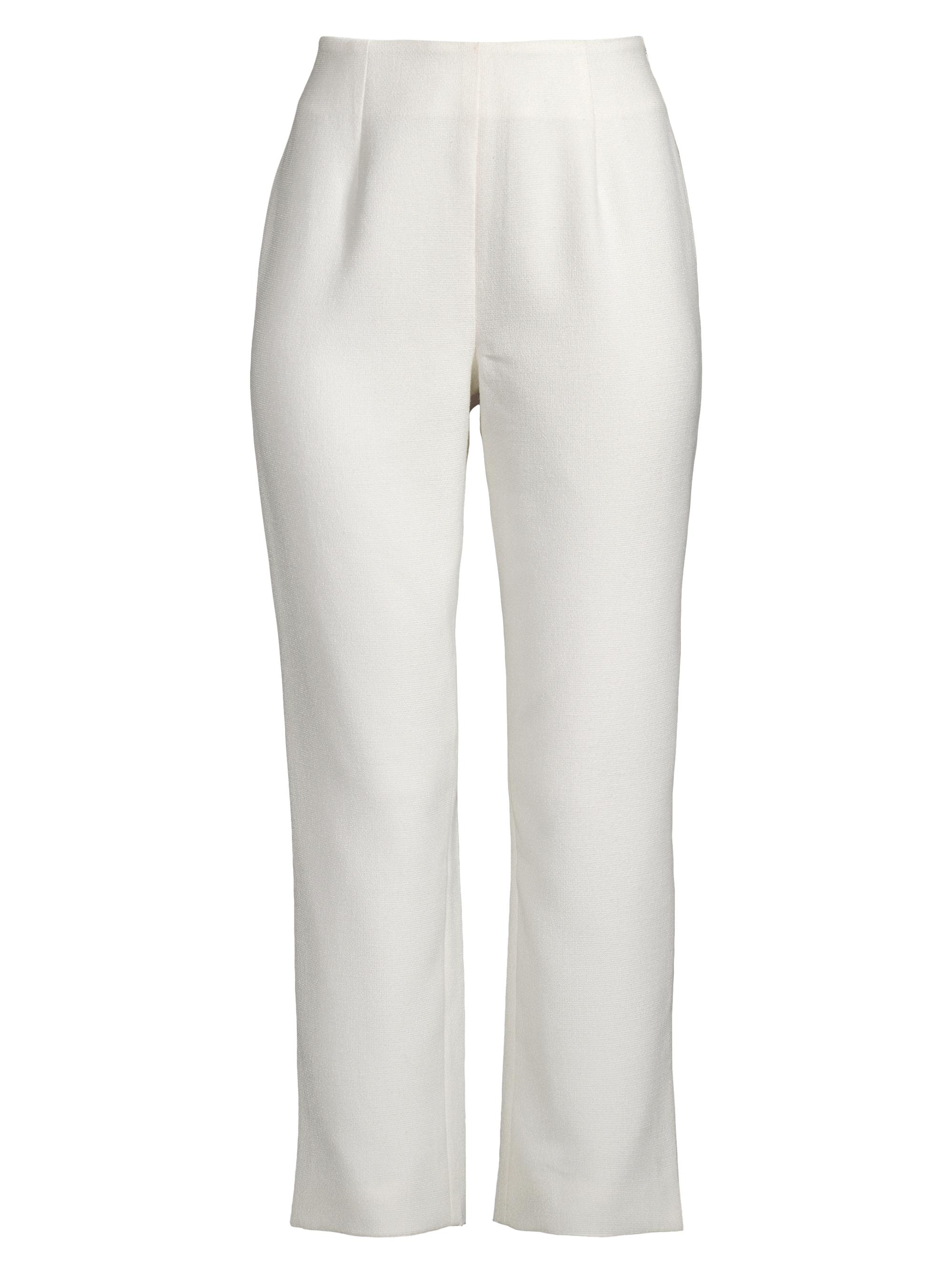 Ciao Lucia Women's Lanza Cropped Straight-Leg Pants - White