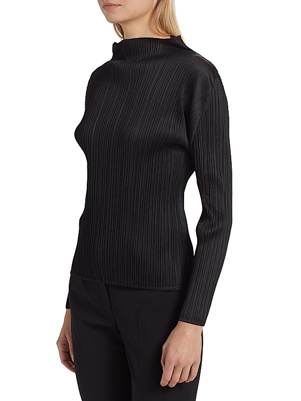 Shop Pleats Please Issey Miyake Basics Plissé Blouse | Saks Shop Pleats Please Issey Miyake Basics Plissé Blouse | Saks