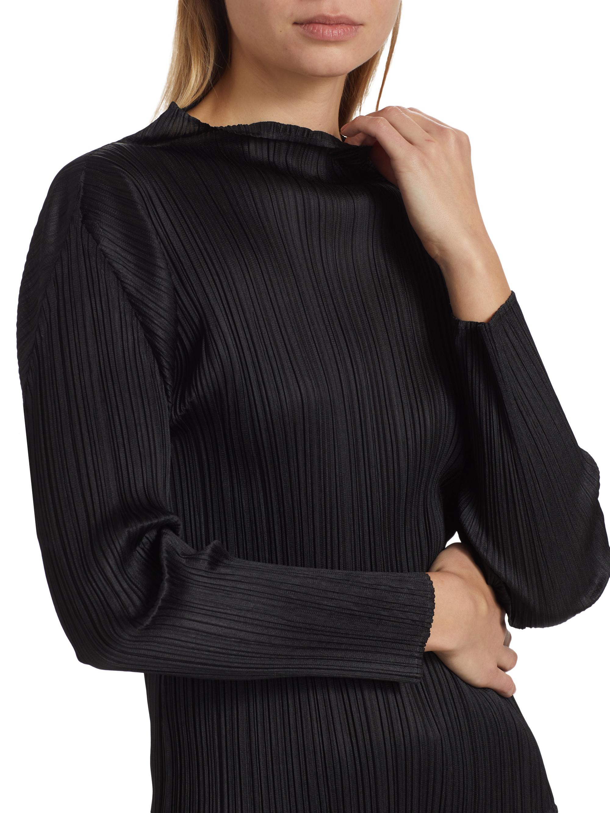 Pleats Please Issey Miyake Basics Plissé Blouse | Saks Fifth Avenue