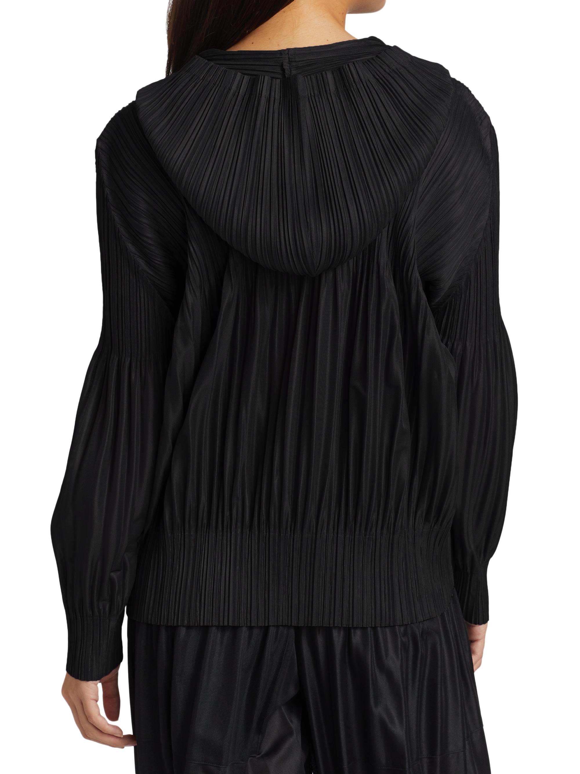 Pleats Please Issey Miyake Fluffy Basics Hooded Jacket | Saks