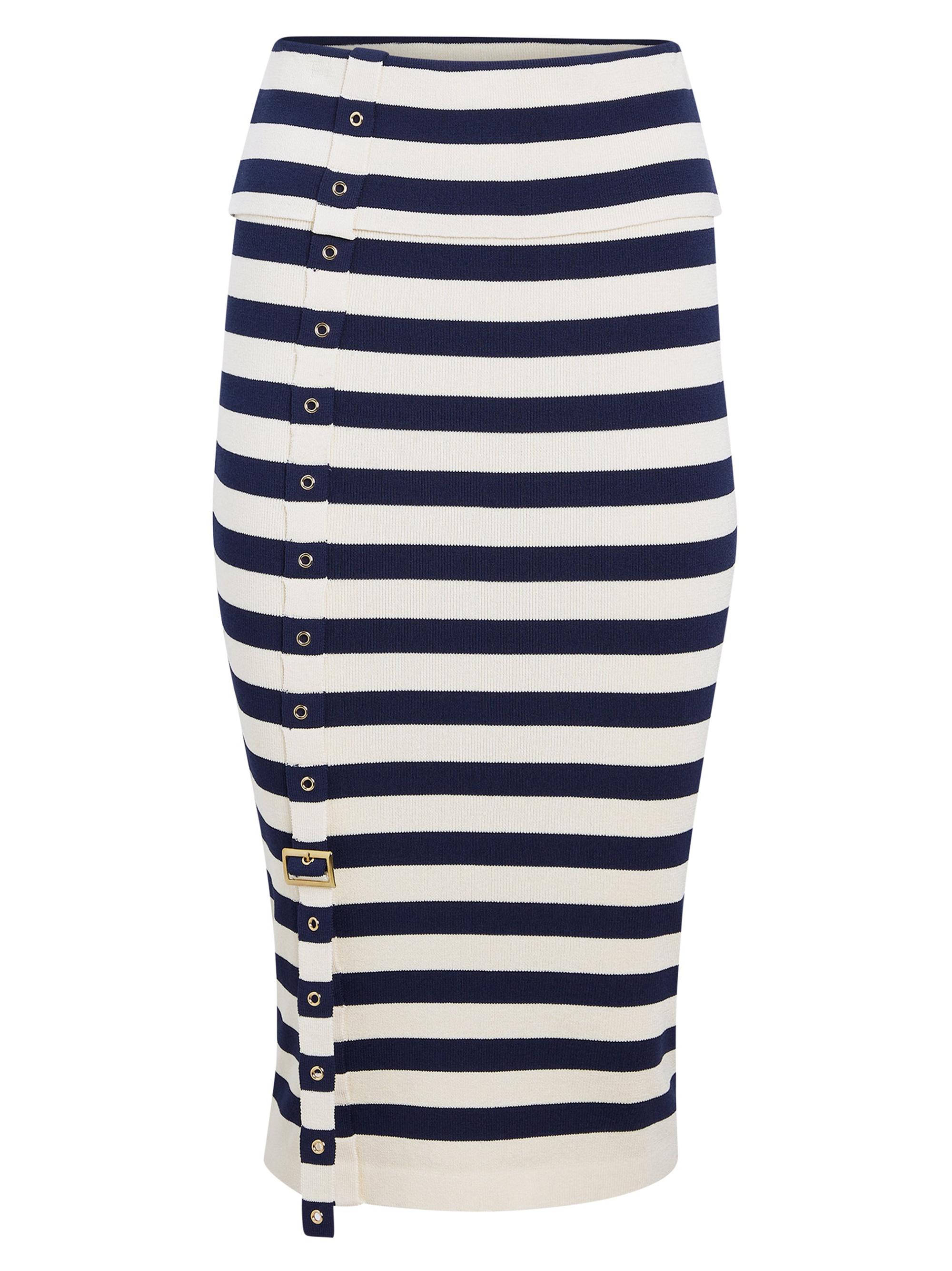 Ser.o.ya Women's Cleat Knit Skirt - Cream Navy