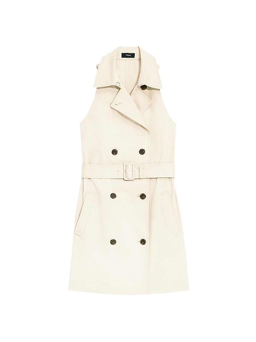Shop Theory Trench Coat Minidress | Saks Fifth Avenue Shop Theory Trench Coat Minidress | Saks Fifth Avenue