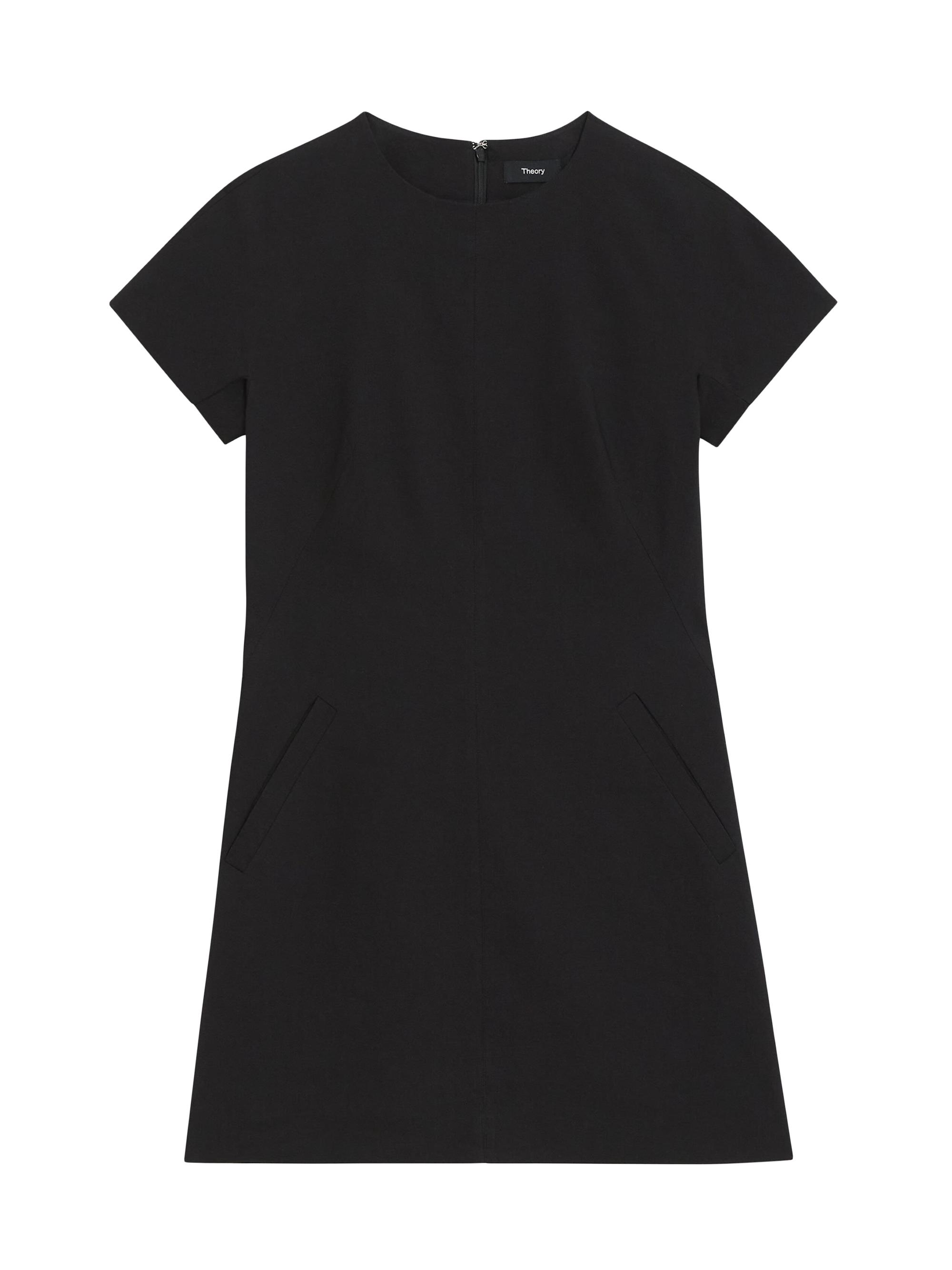 Theory Crepe Shift Minidress | Saks Fifth Avenue