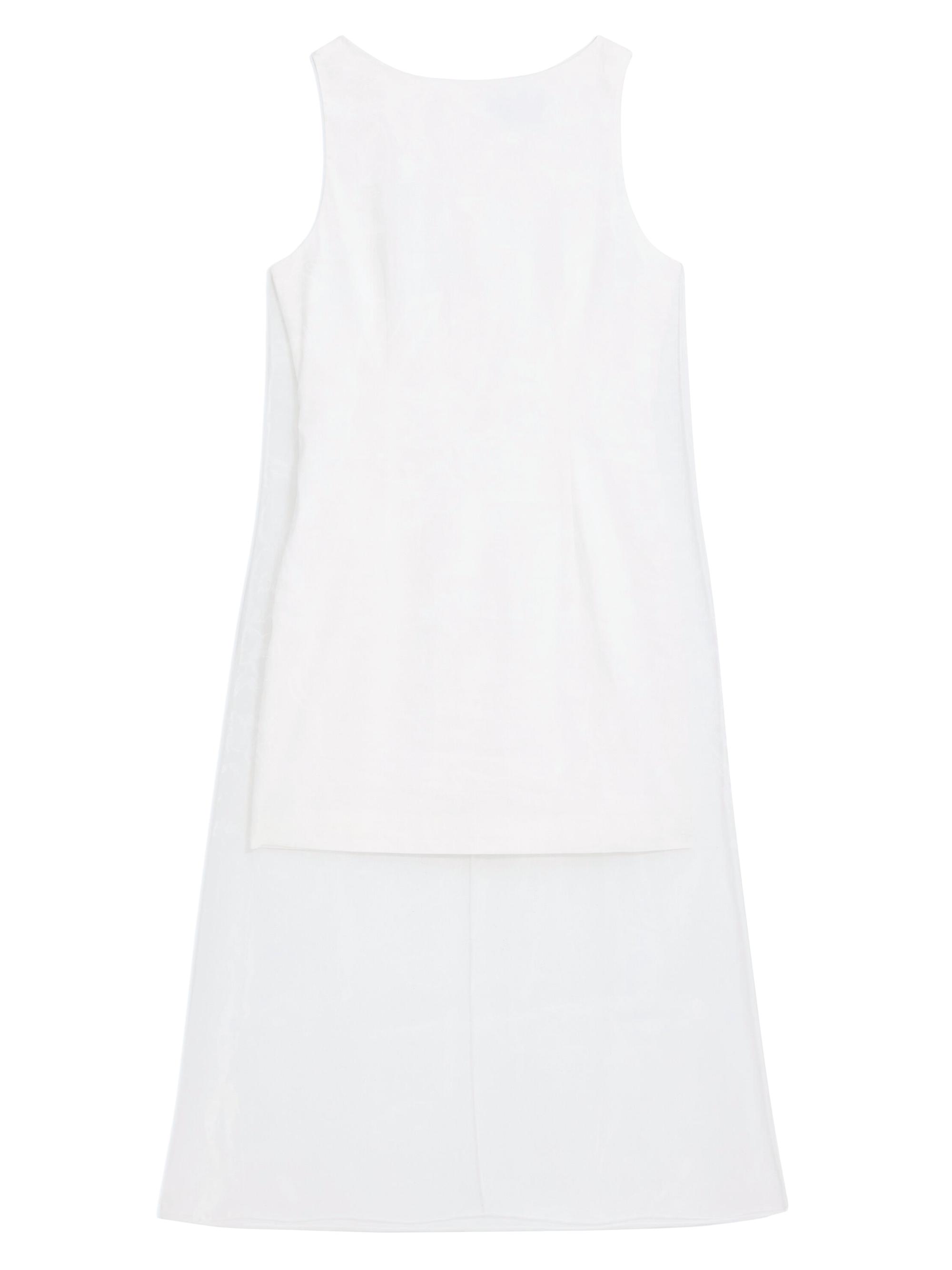 Theory Women's Organza Overlay Midi Dress - White