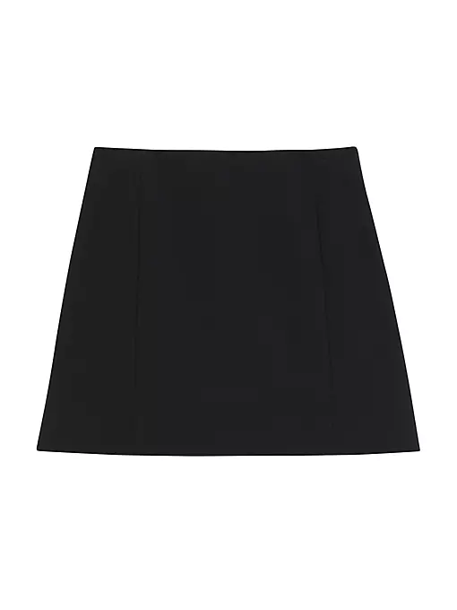 Theory - Cotton-Blend Miniskirt