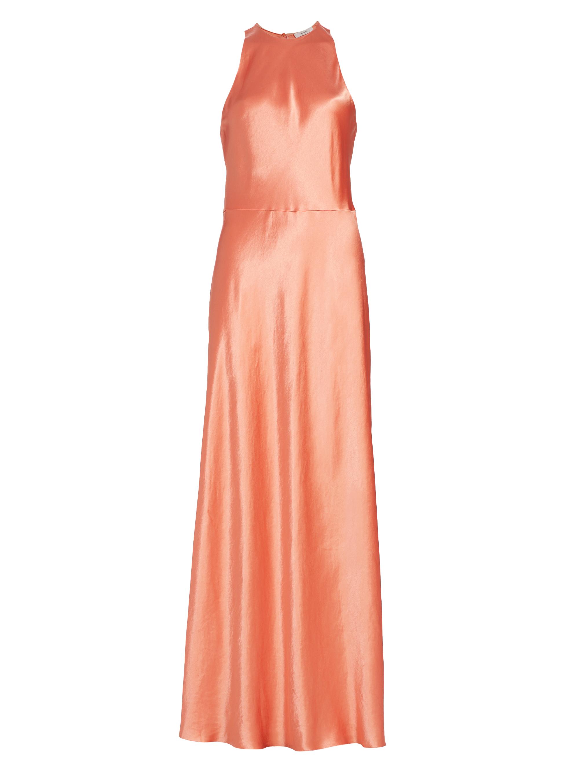 Chiffon Dress Vince Satin Slip Dress Lychee Vince Chiffon Layered