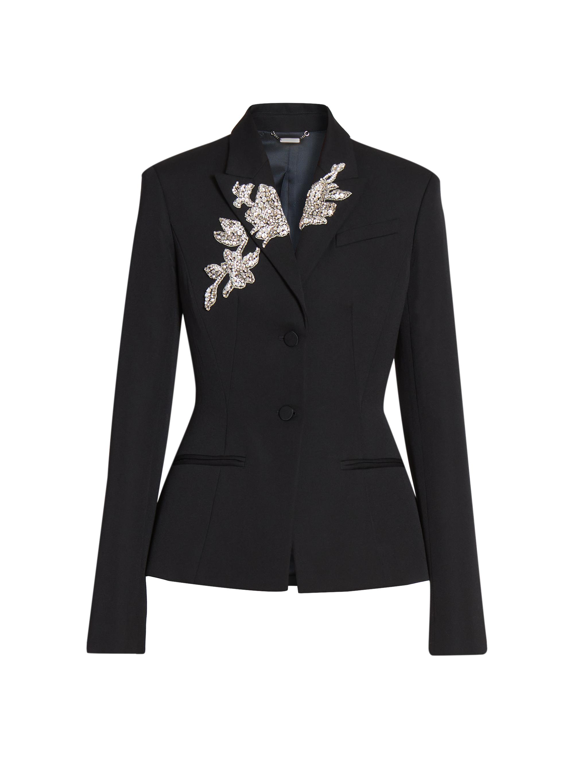 Erdem Embroidered Wool Blazer | Saks Fifth Avenue