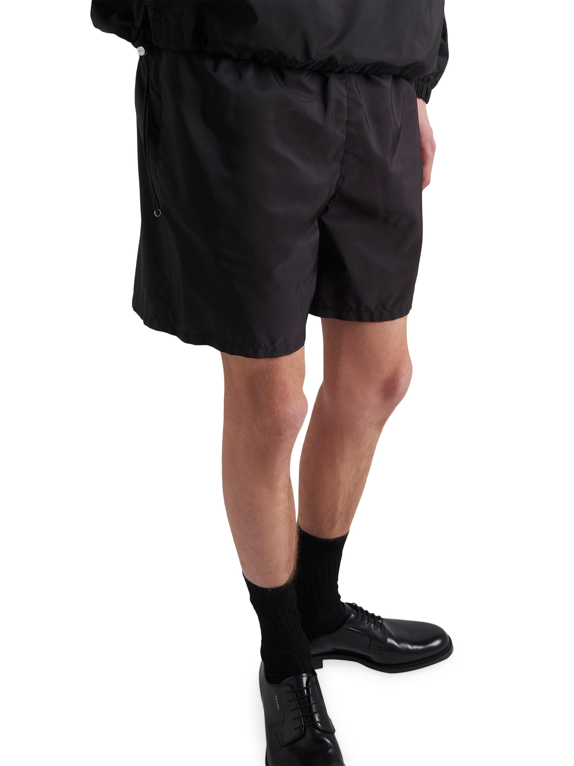 【prada】\"nylon short pant\" swim pant 58 NEW $725 PRADA Men Green Nylon LINE-A LOGO Swim Shorts