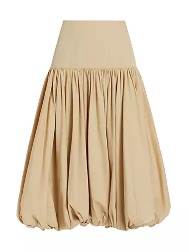Ellah Cotton Poplin Bubble Skirt