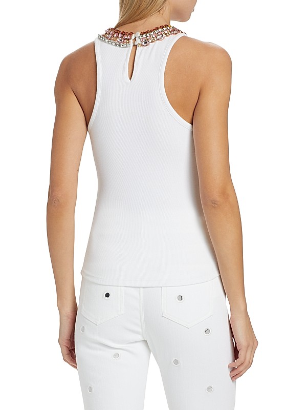 Shop Cinq à Sept Lizzie Rhinestone Tank | Saks Fifth Avenue Shop Cinq à Sept Lizzie Rhinestone Tank | Saks Fifth Avenue