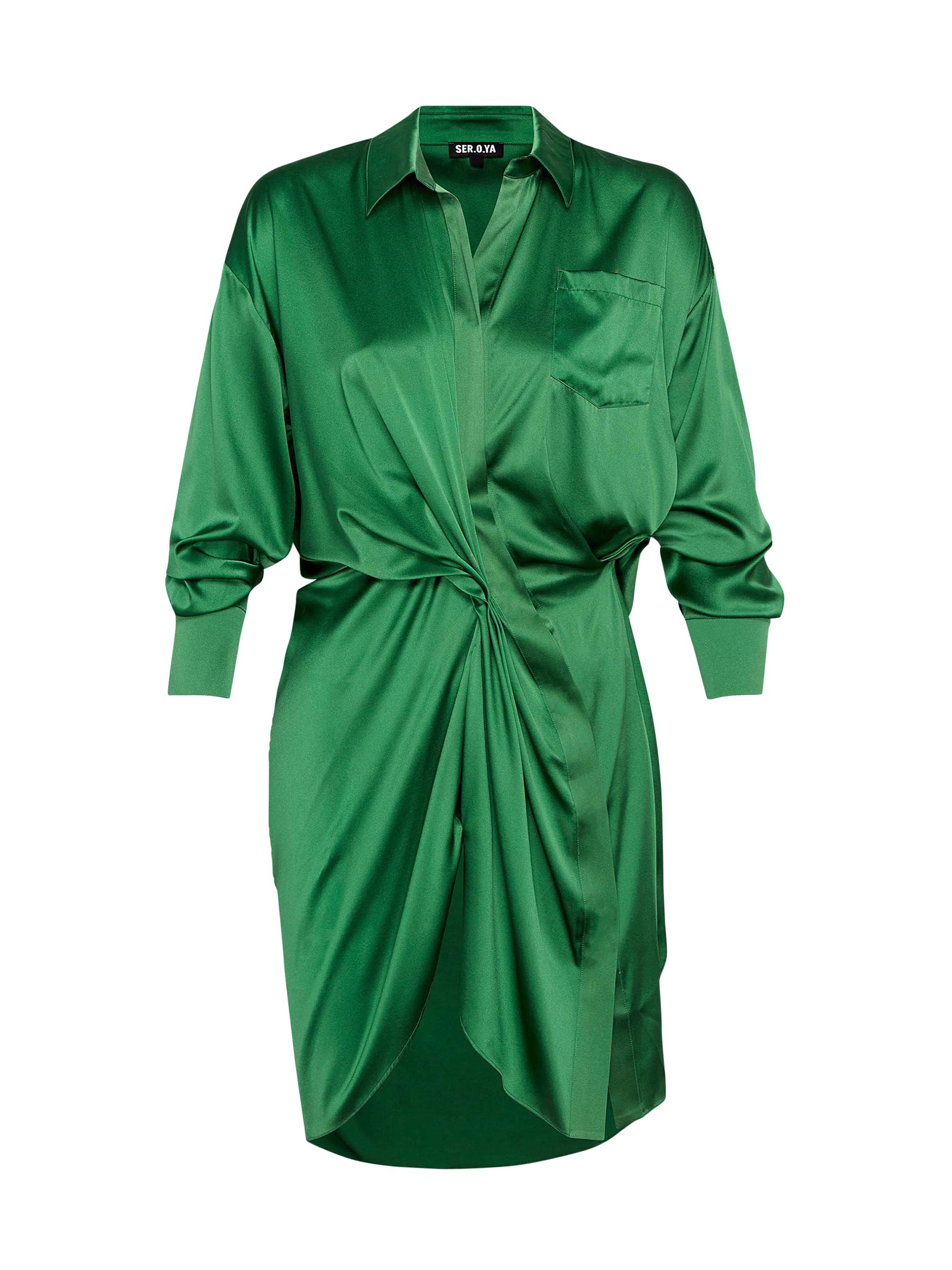 Ser.o.ya Women's Demi Silk Dress - Amazon