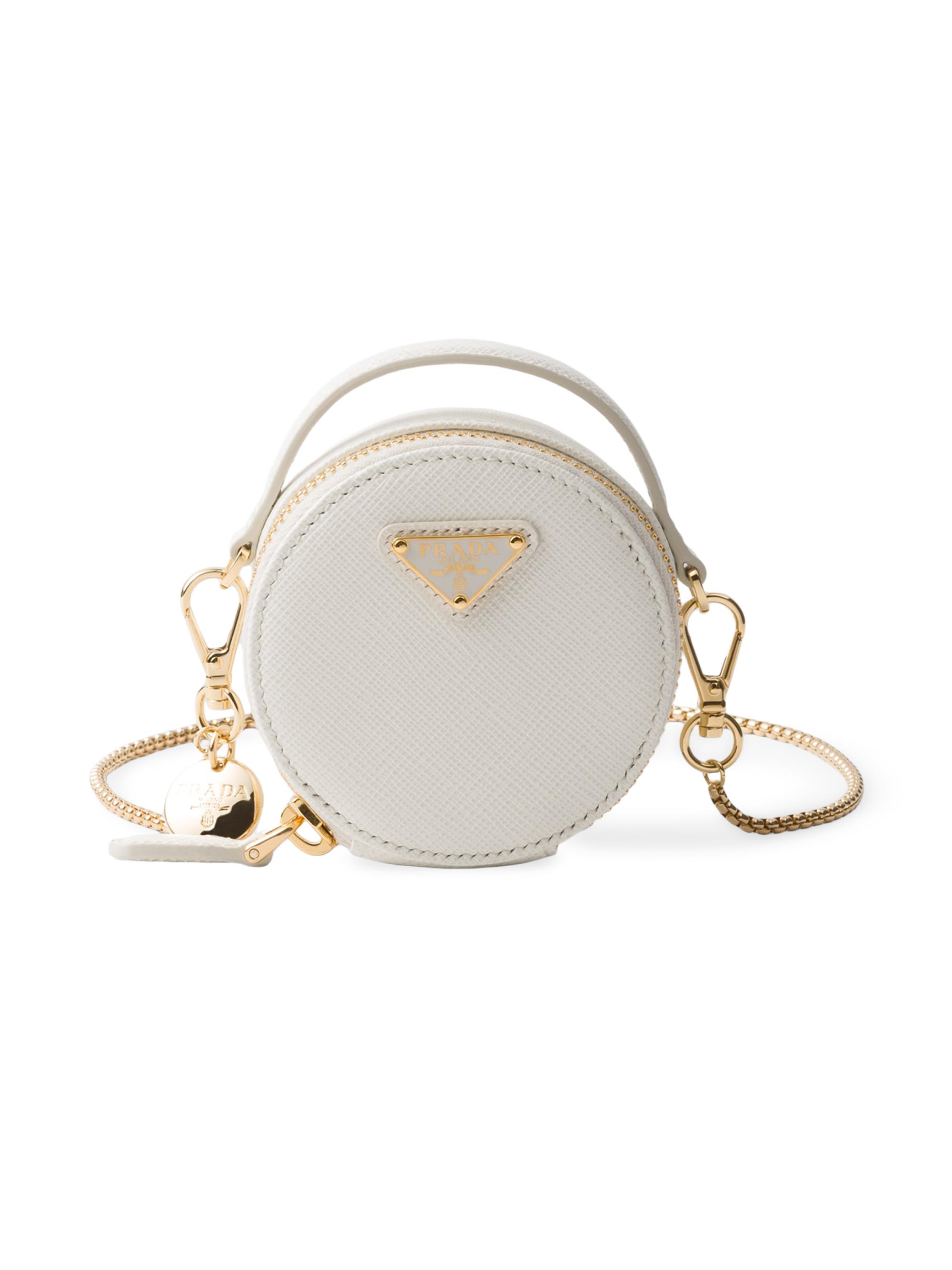 Prada Women's Saffiano Leather Mini Pouch - Black