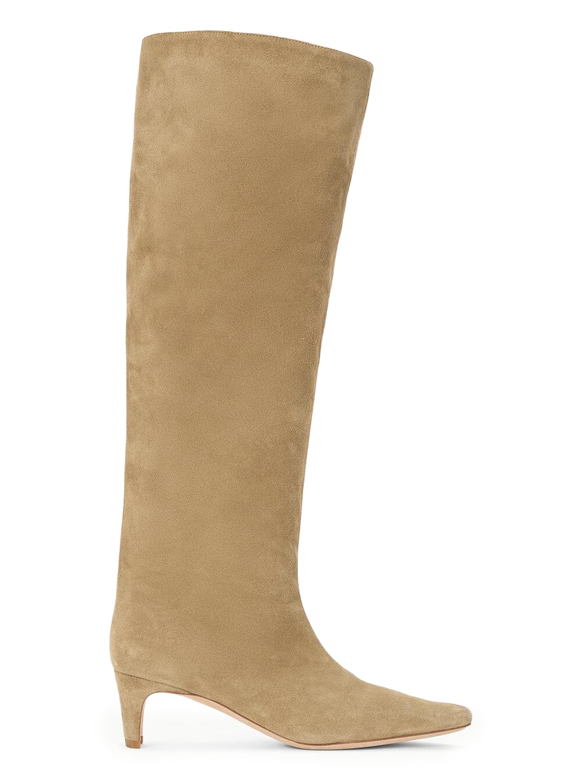 Staud Women's Wally 55MM Suede Boots - Dune