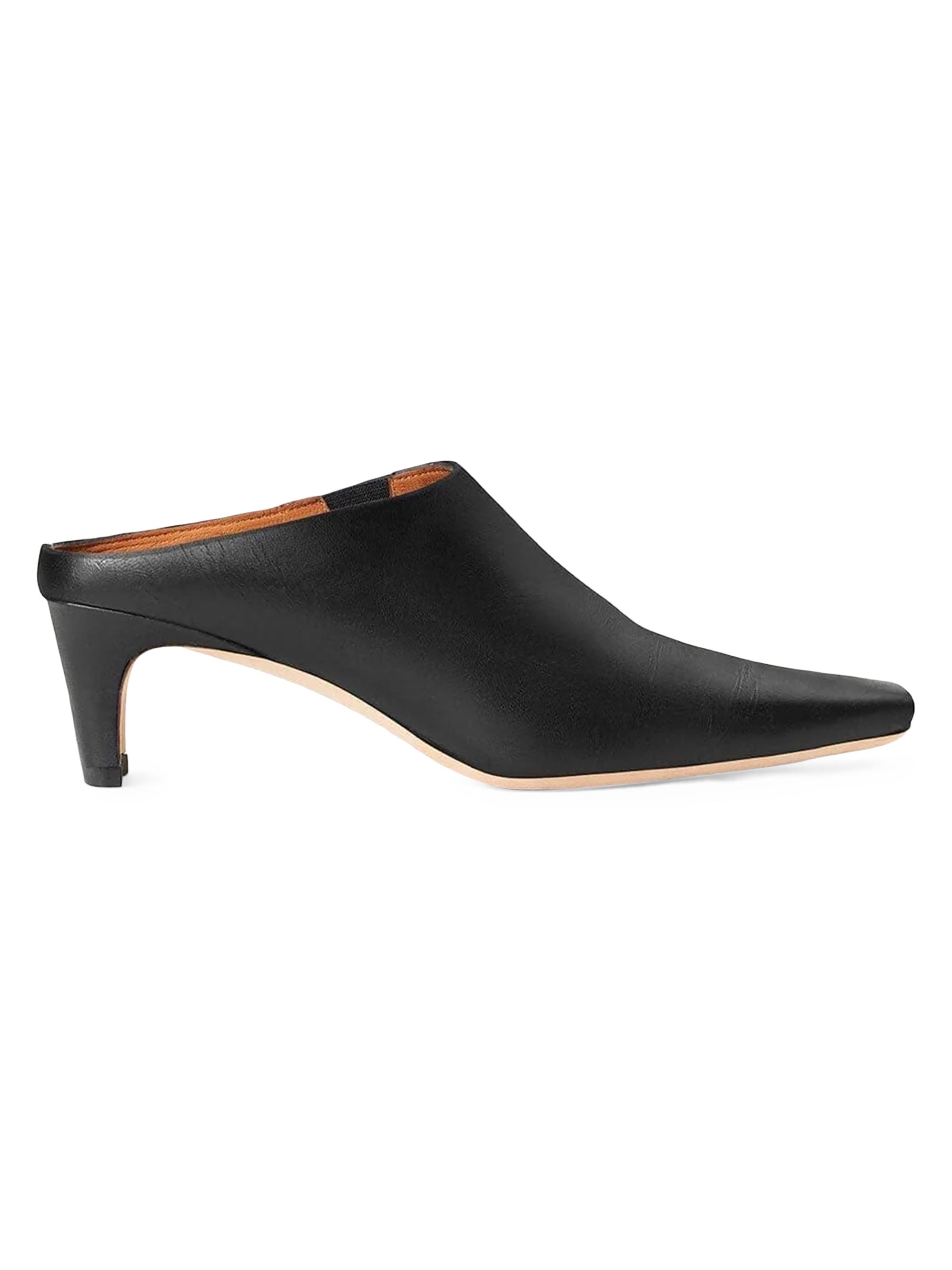 Staud Women's Wally 55MM Leather Mules - Black