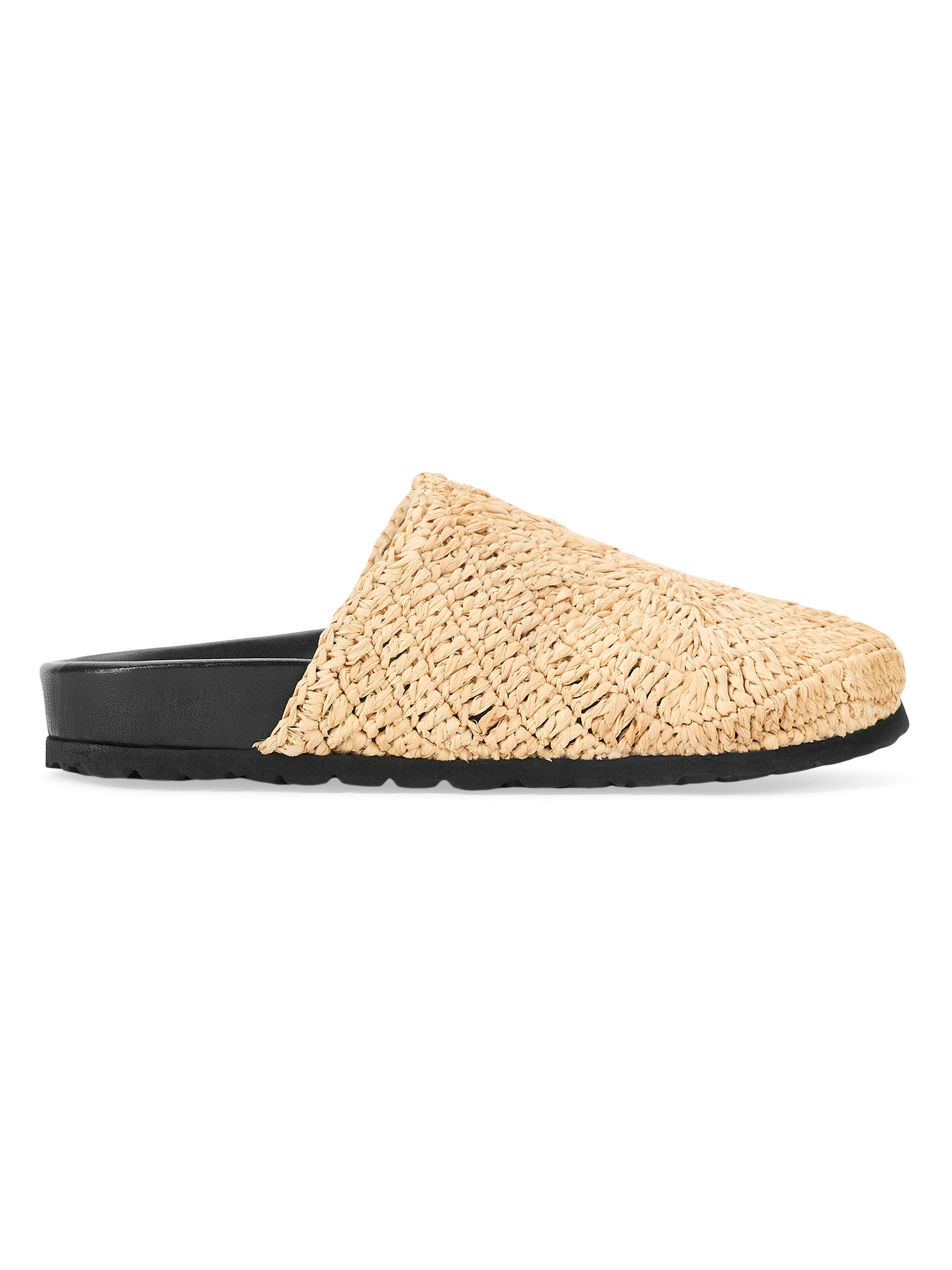 Staud Women's Dia Raffia Mules - Natural