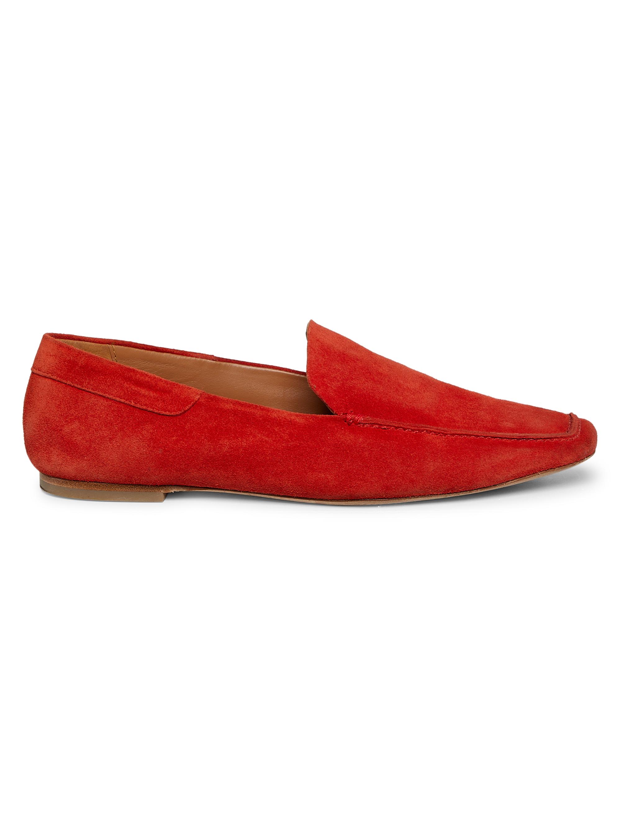 Staud Women's Becks Soft Leather Loafers - Chili