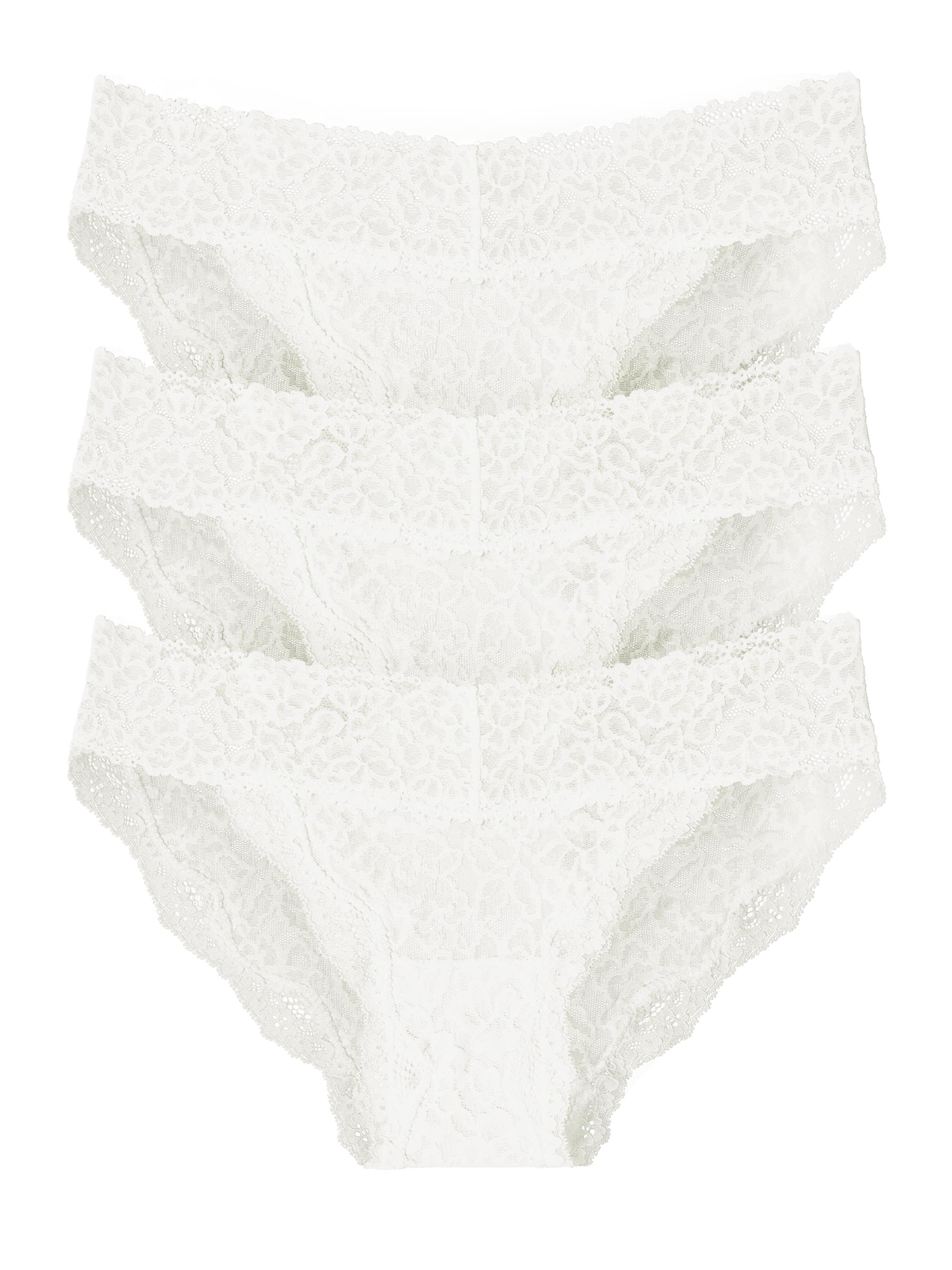 LoveSuze Women's Stretch Lace Brief Set - Taupe