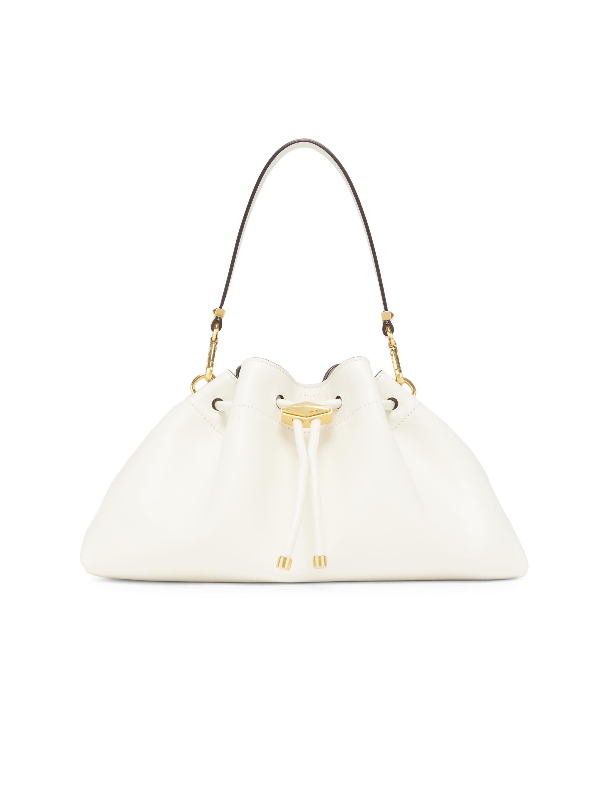 Jimmy Choo Women's Cinch Leather Bucket Bag - Latte Gold
