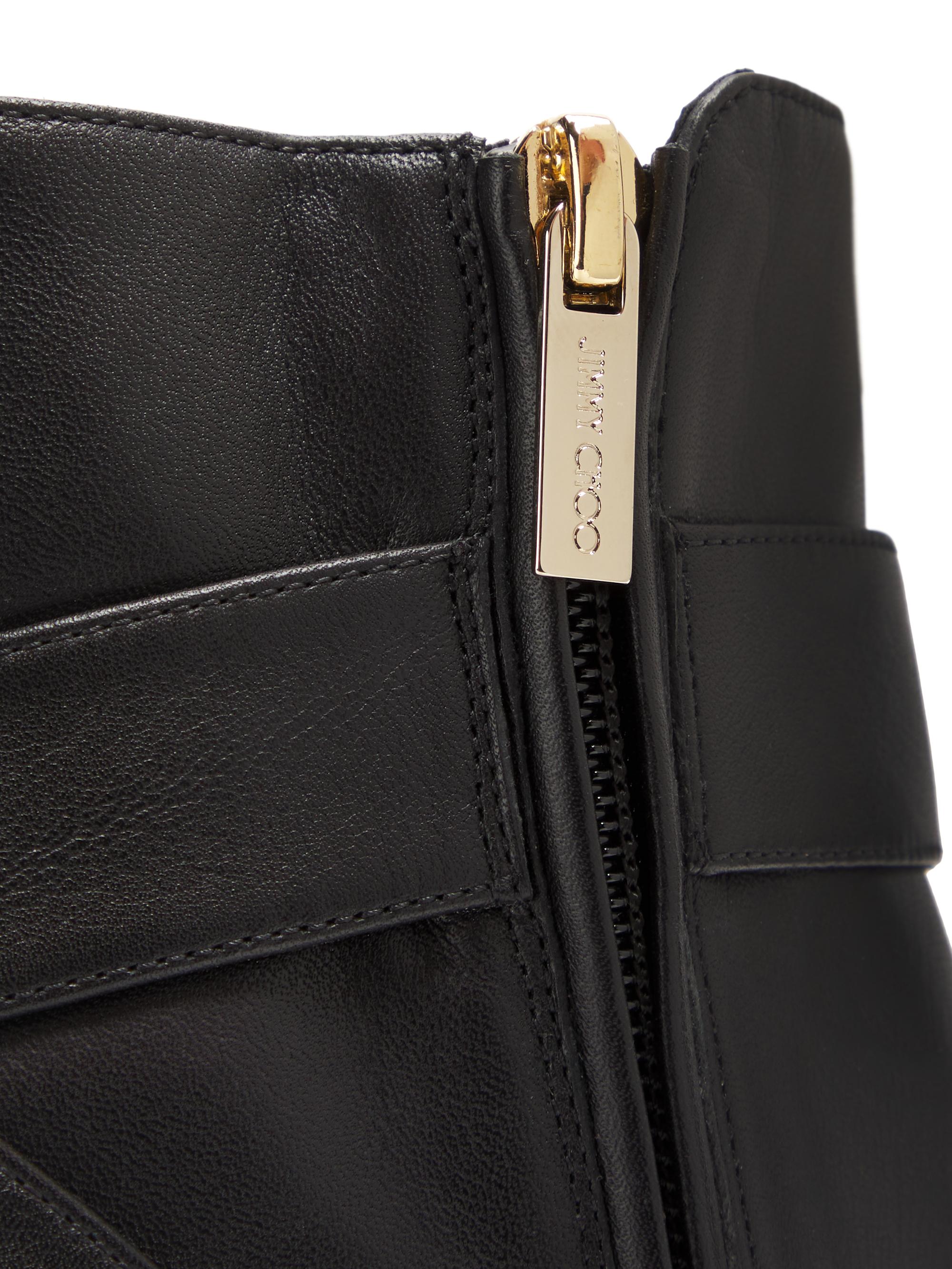 sho♡ ALIZZE KB 85 | Black Smooth Leather Knee-High Boots | Autumn