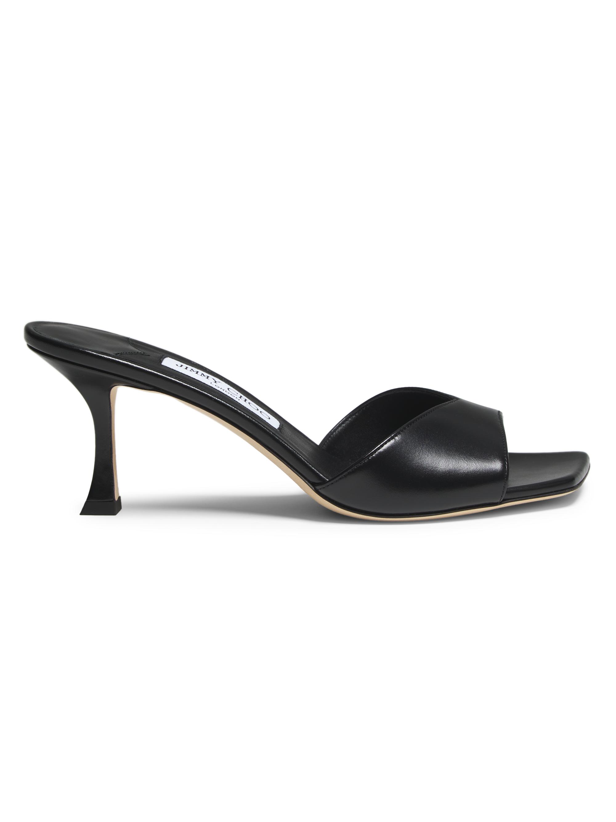 Manolo Blahnik Ebakmu Pleated Leather Mules | Saks Fifth Avenue