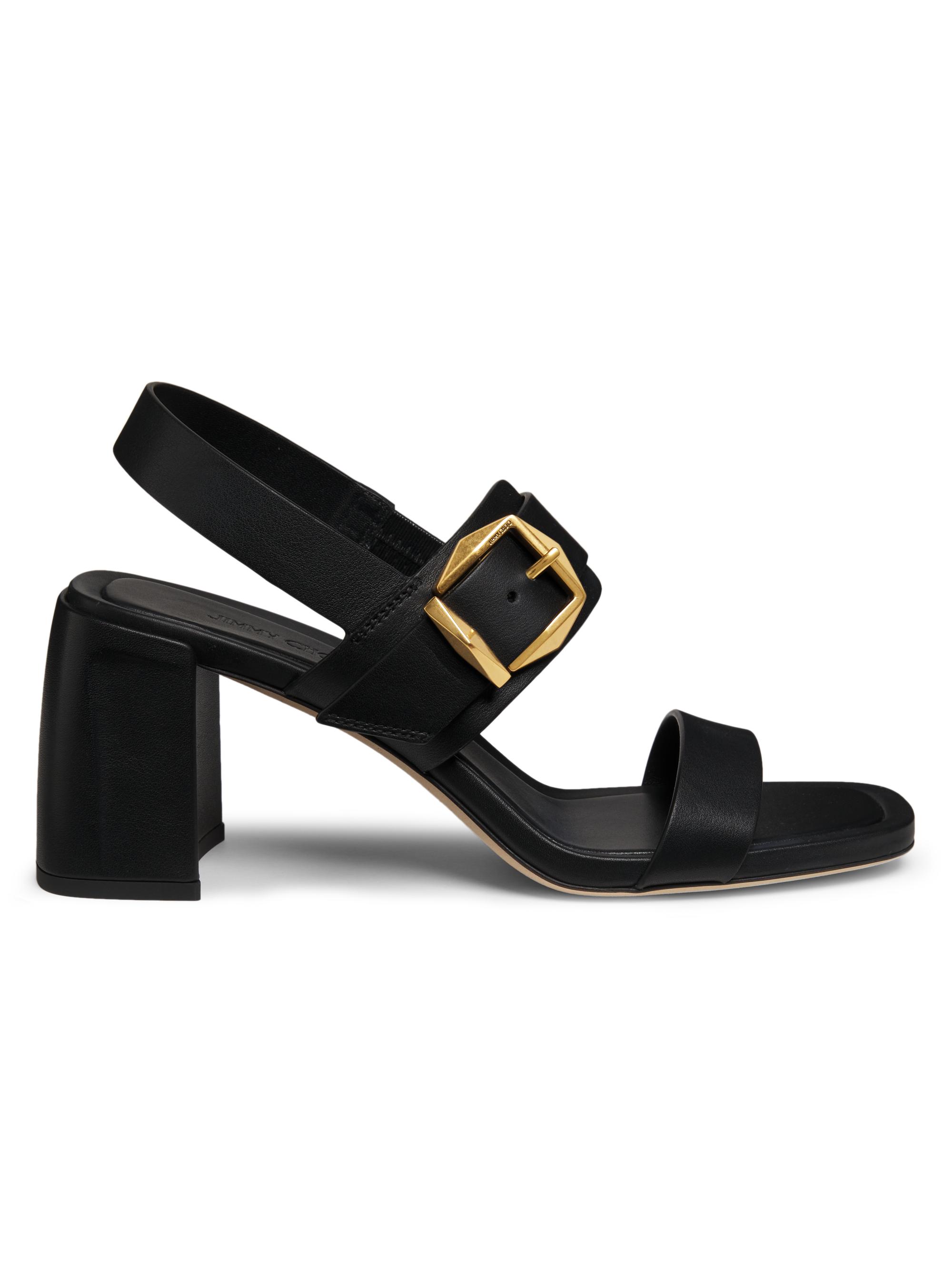 Jimmy Choo Hawke 70MM Leather Sandals | Saks Fifth Avenue
