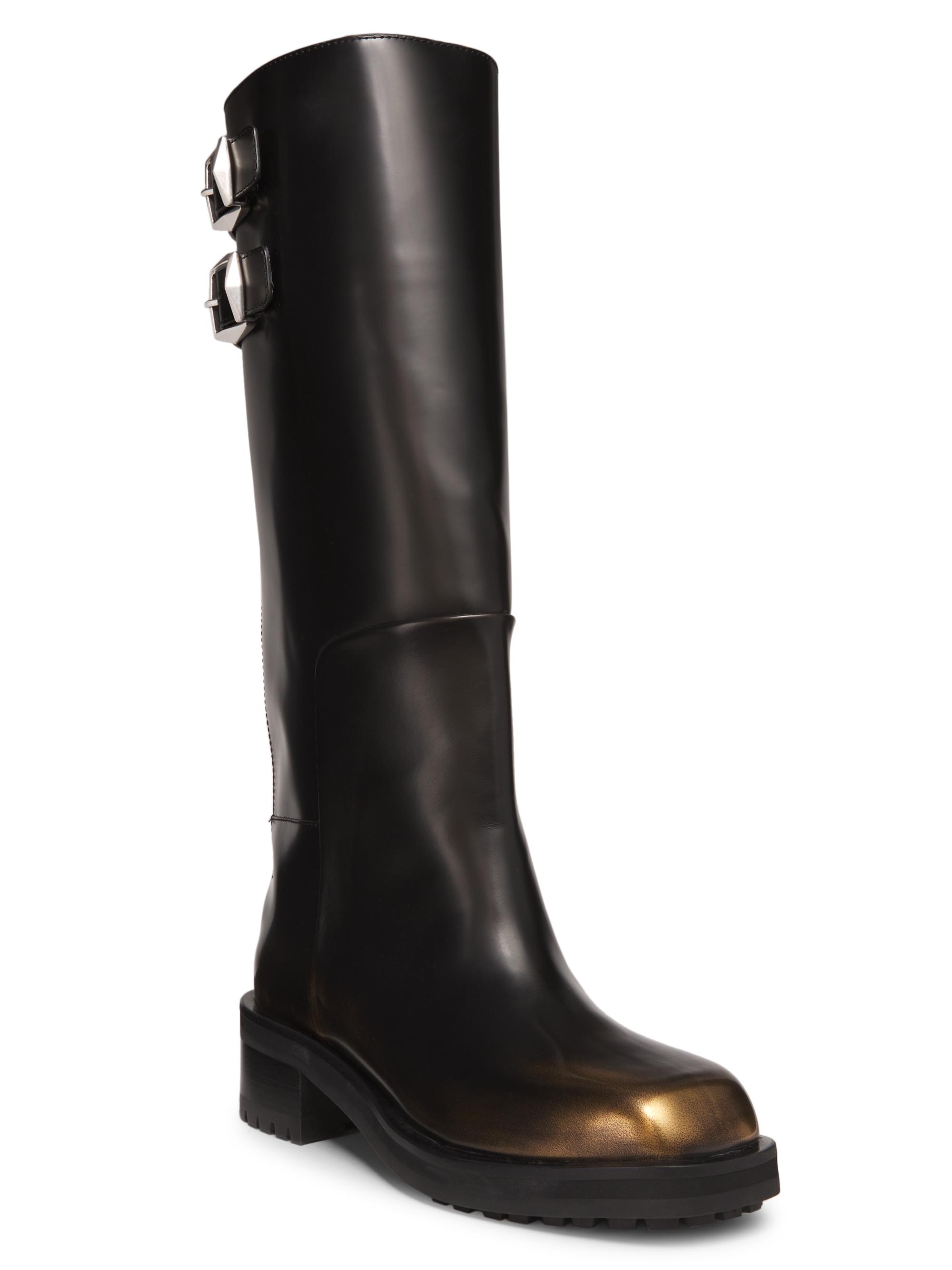 Jimmy Choo Brooklyn Leather Knee-High Boots | Saks Fifth Avenue