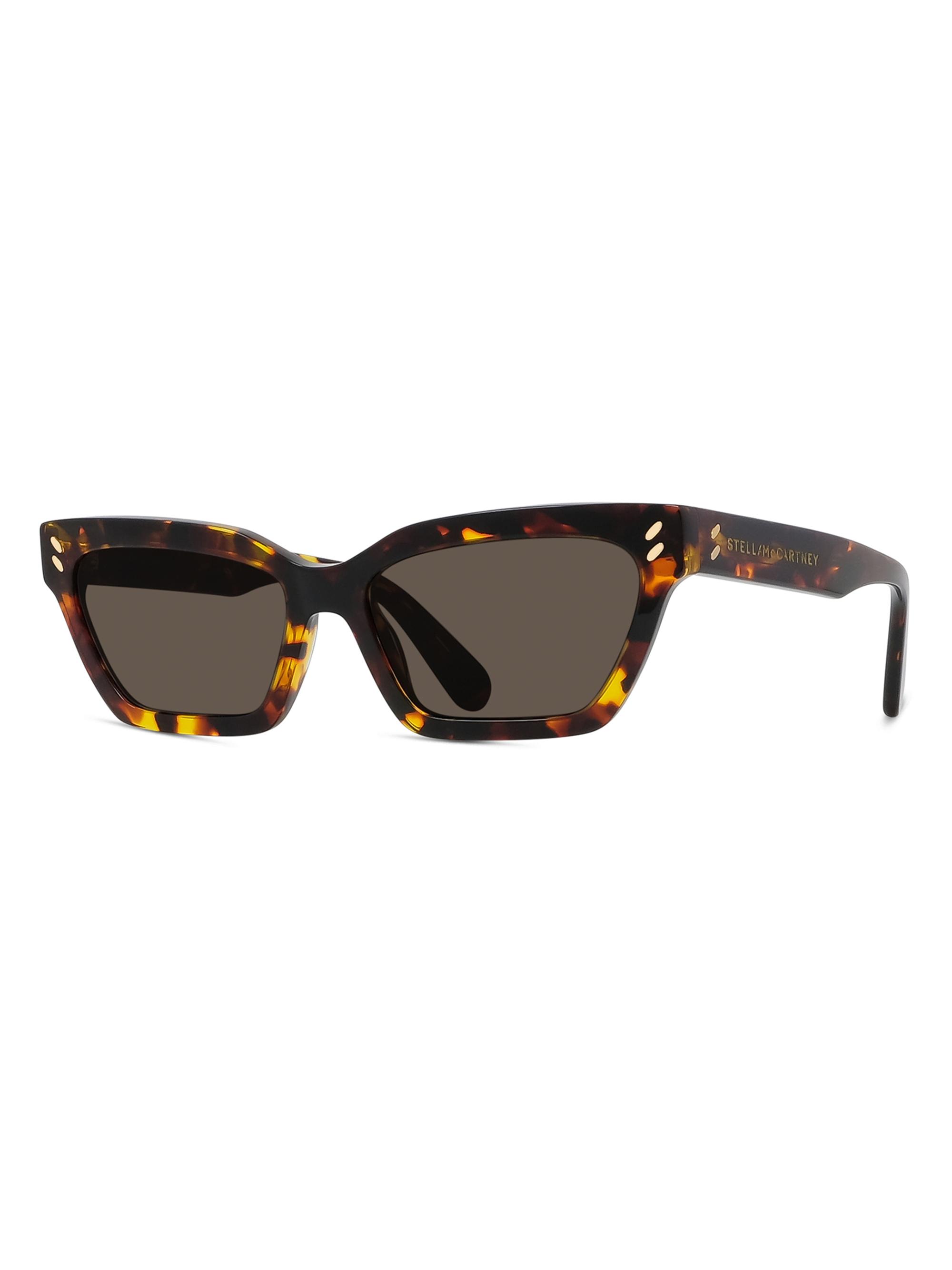 Stella McCartney Women's Stella 54MM Cat-Eye Sunglasses - Red Havana Brown