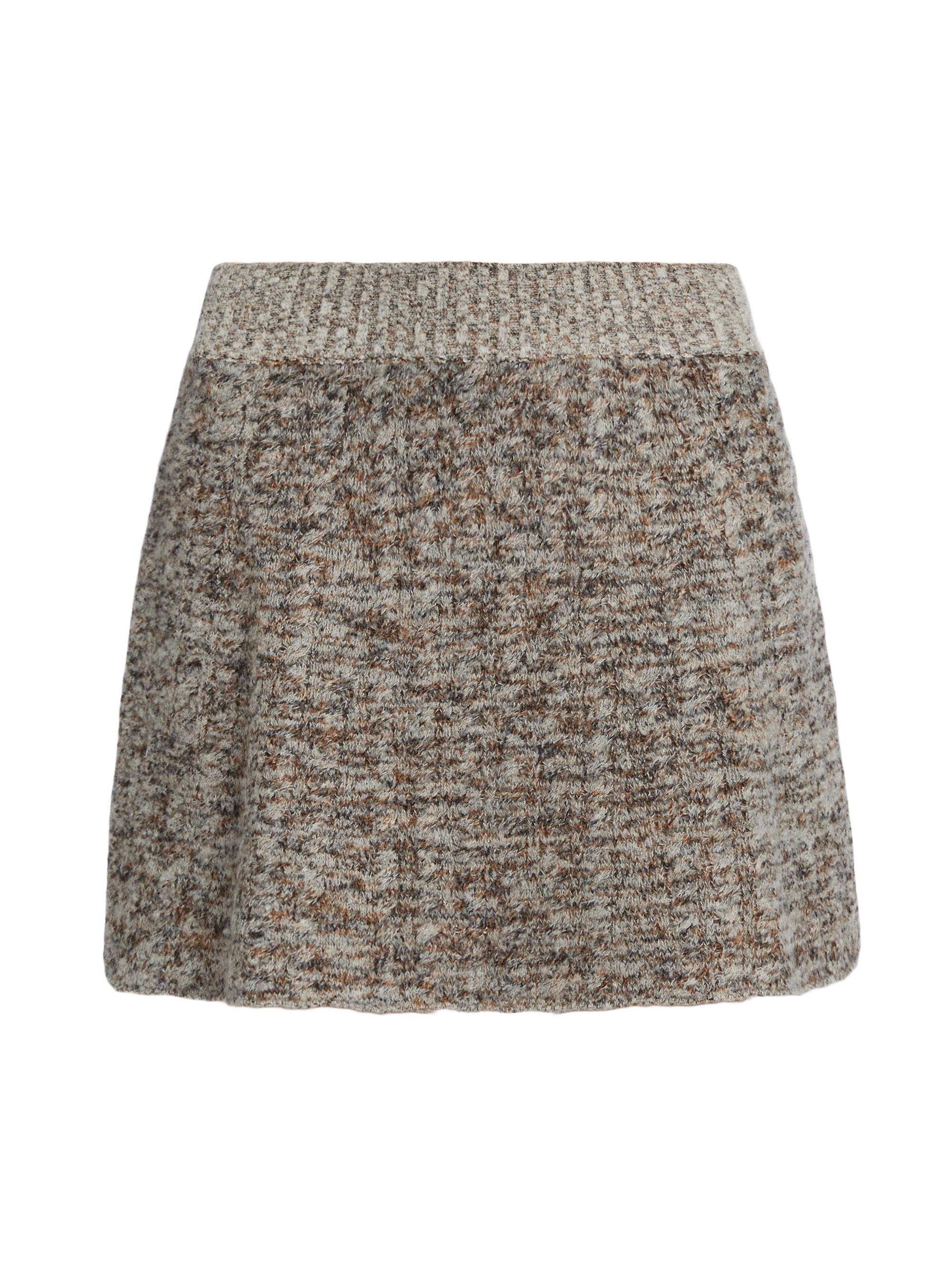 Stella McCartney Women's Wool-Blend Marled Miniskirt