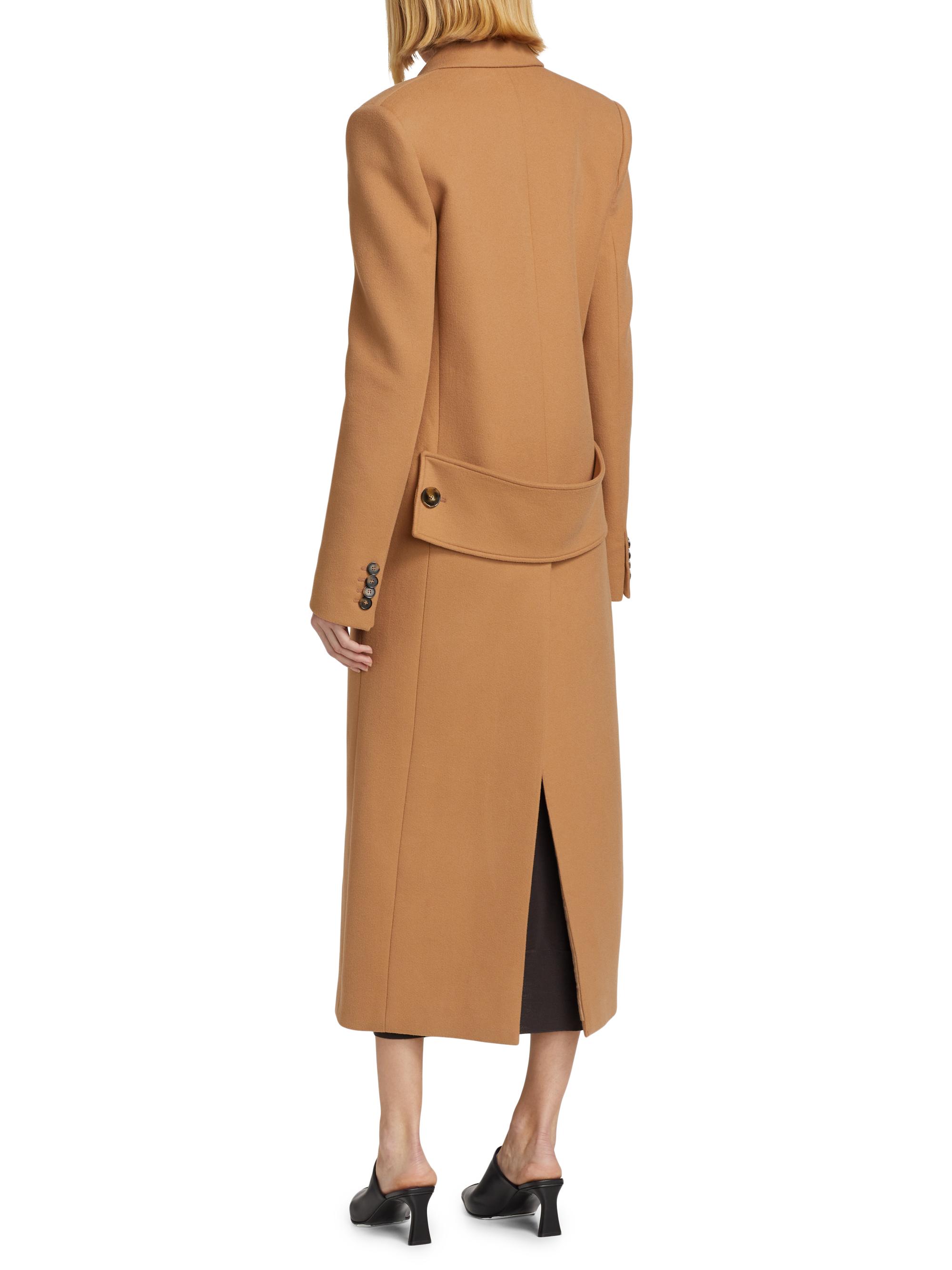 Stella McCartney Double-Breasted Wool Long Coat | Saks Fifth Avenue