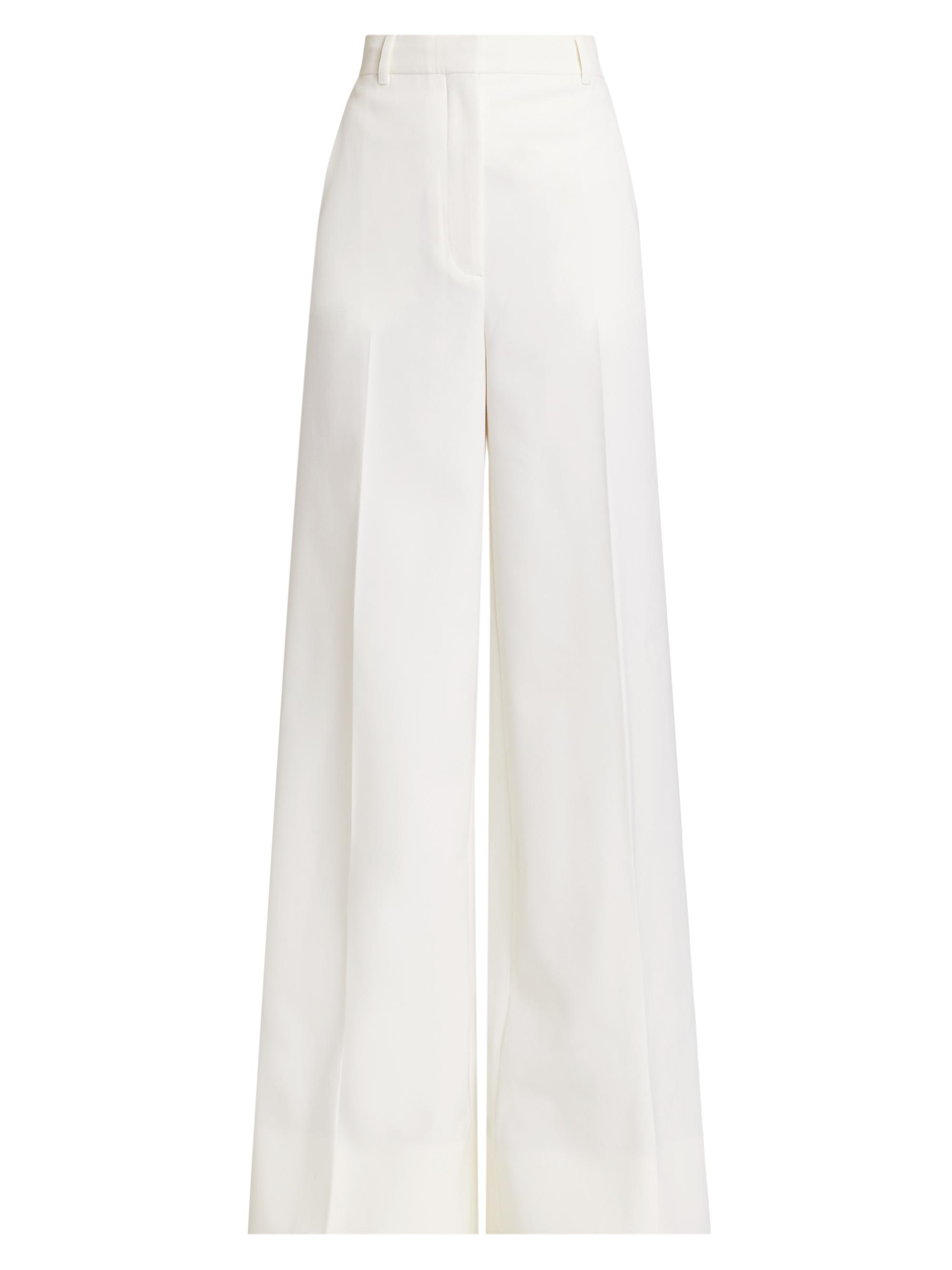 Stella McCartney Women's Wool Flared Trousers - Cream