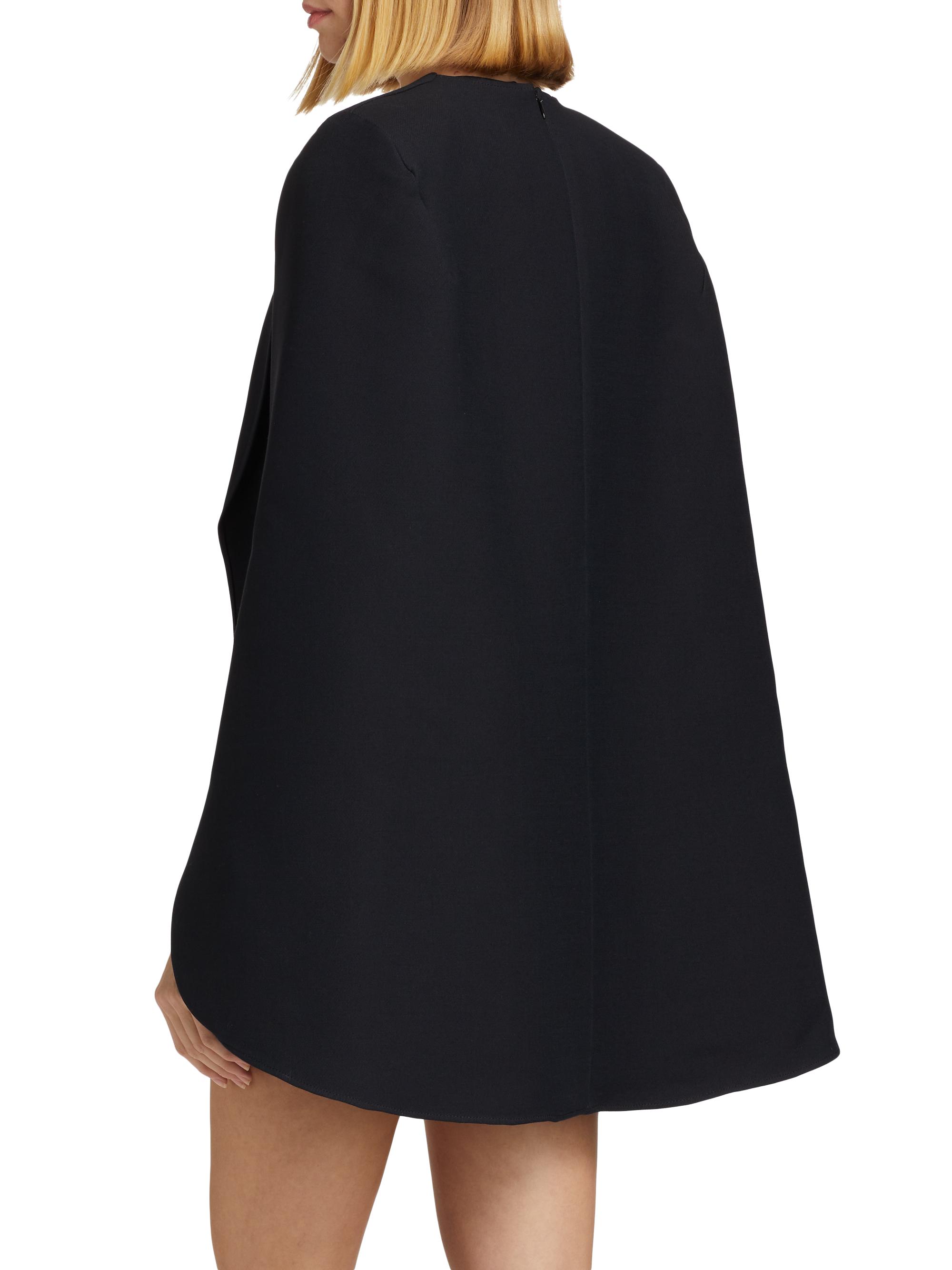 Stella McCartney Mouled Cape Dress | Saks Fifth Avenue