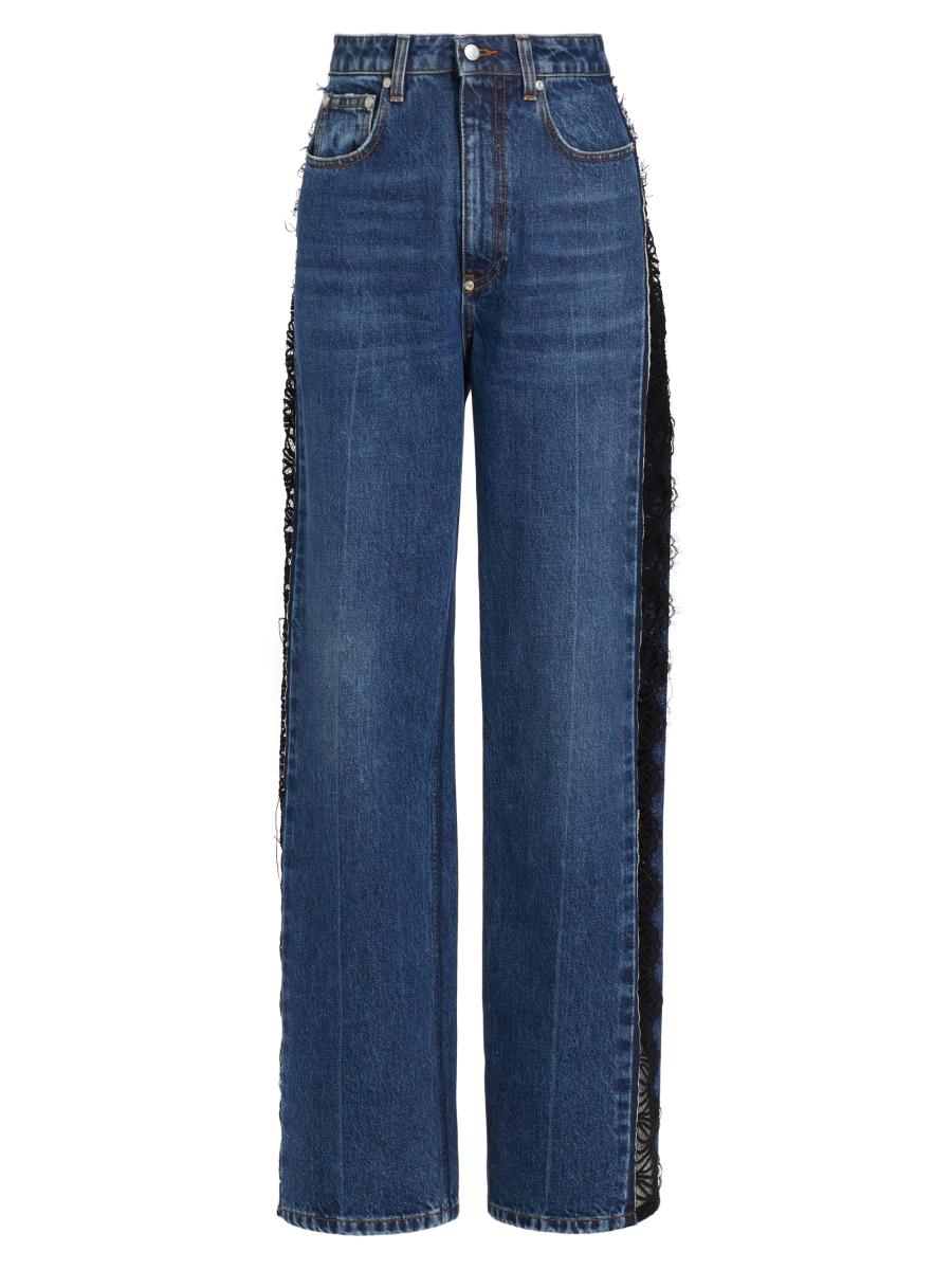 【関税&送料込】Stella Mccartney Straight Leg Jeans Stella McCartney zip-detail straight-leg Jeans | Blue | FARFETCH