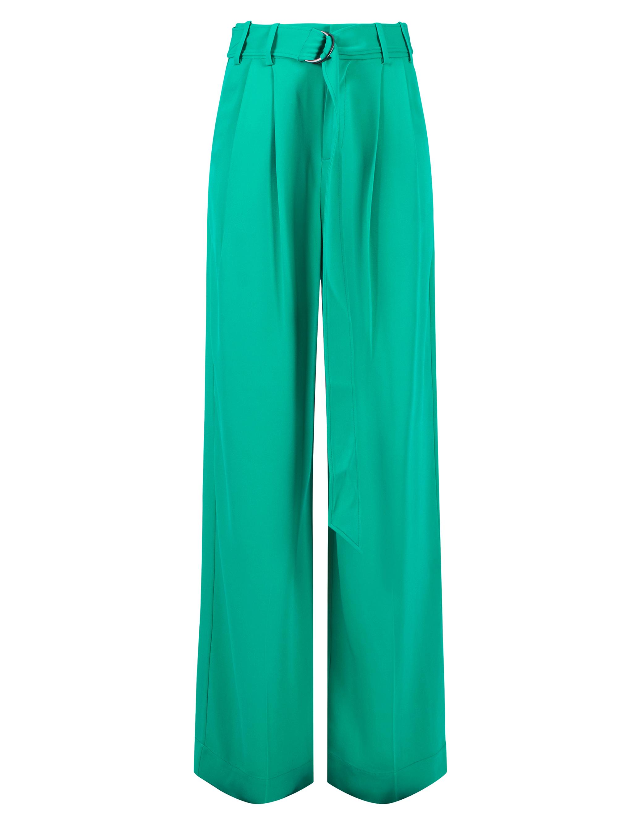 Equipment Women's Armand Satin Trousers - Emerald