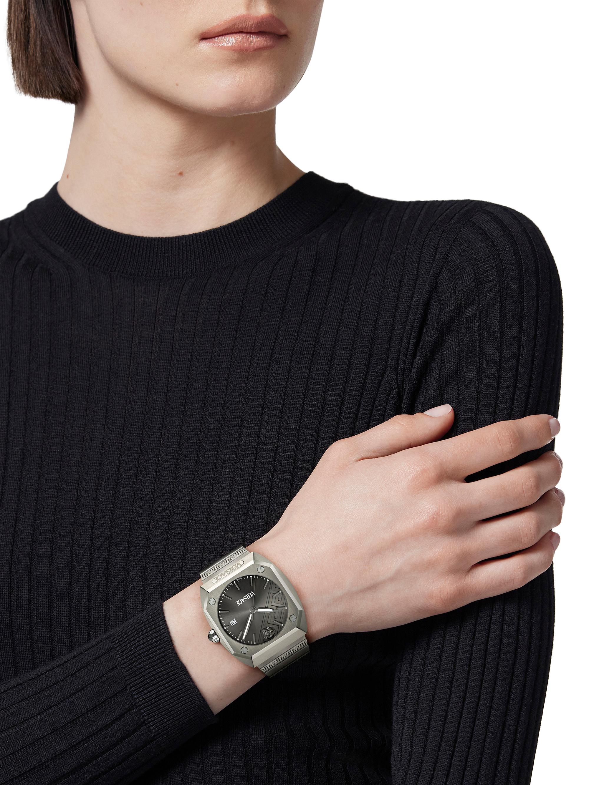 Versace Unisex Antares Titanium Bracelet Watch/44x41.5MM | Saks