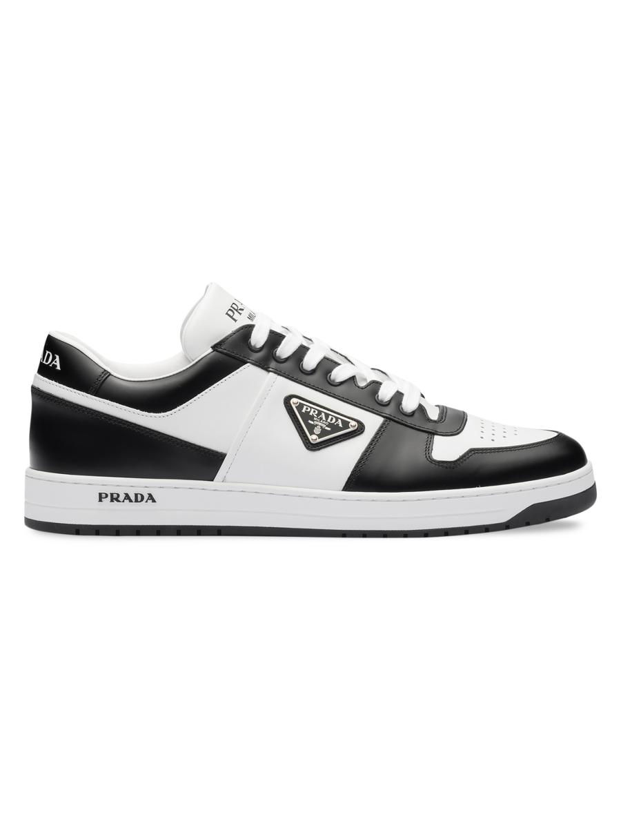 Prada Men's Downtown Leather Sneakers | Saks Fifth Avenue