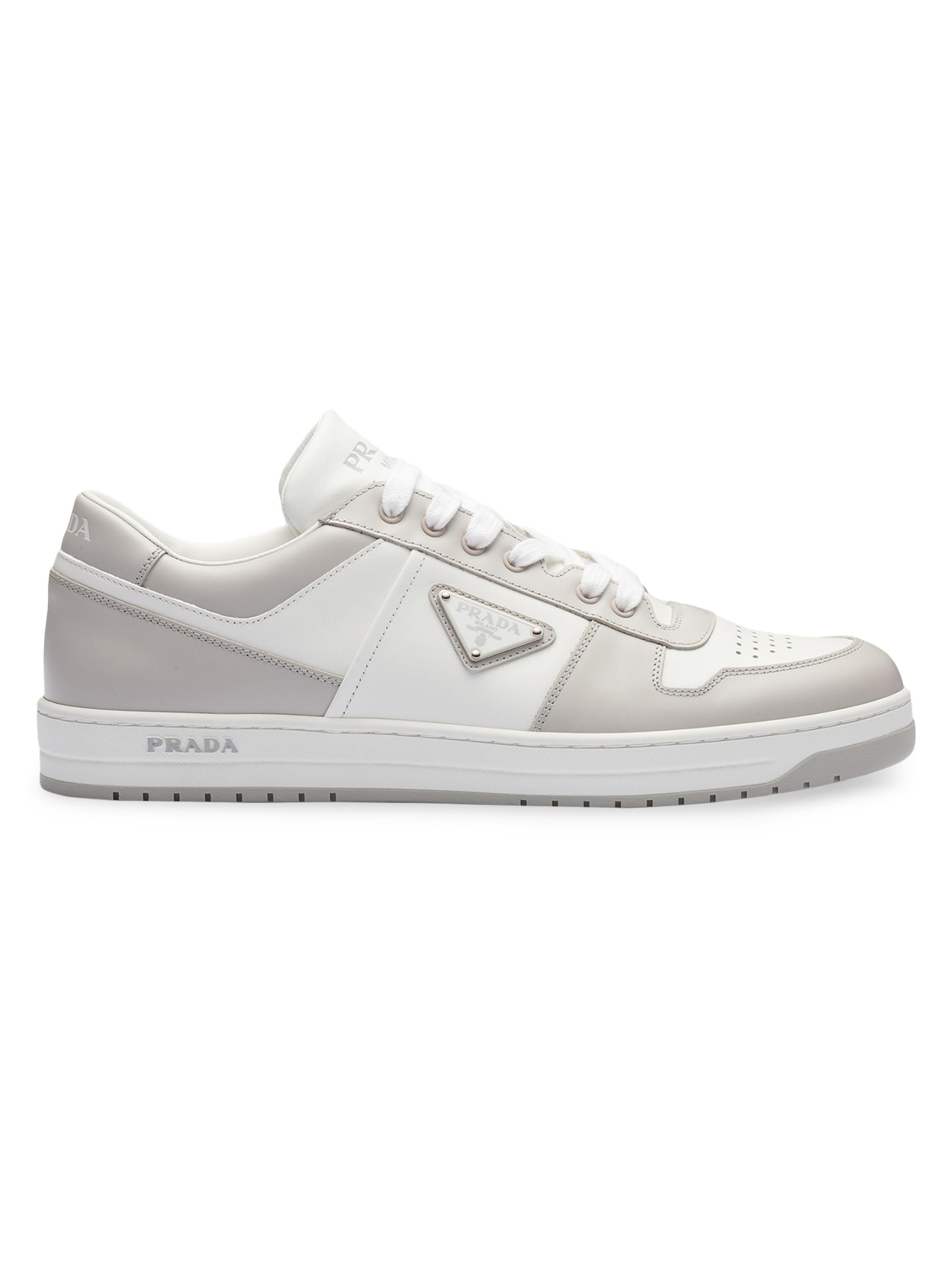 Prada Men's Downtown Leather Sneakers | Saks Fifth Avenue