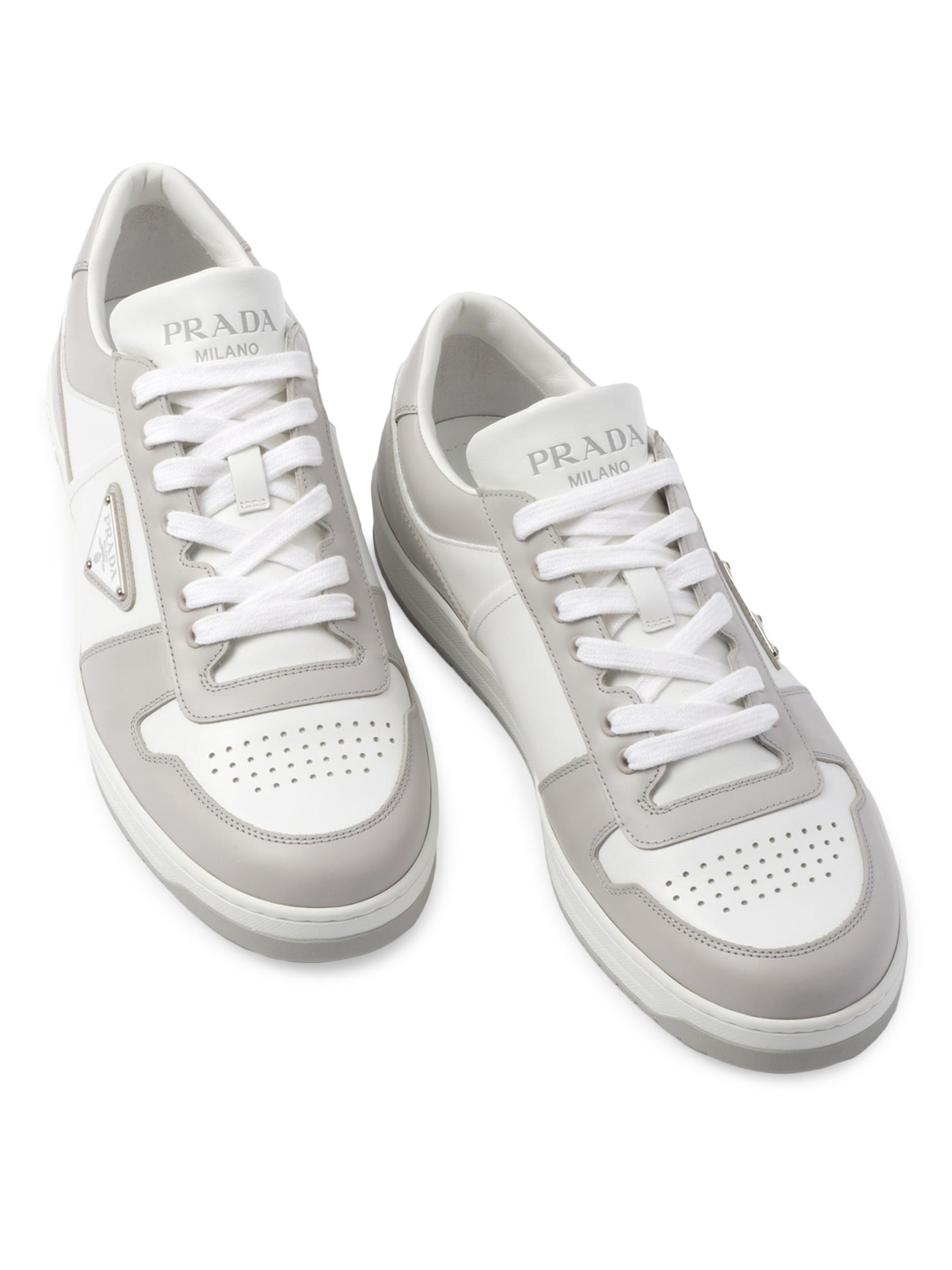 Prada Men's Downtown Leather Sneakers | Saks Fifth Avenue