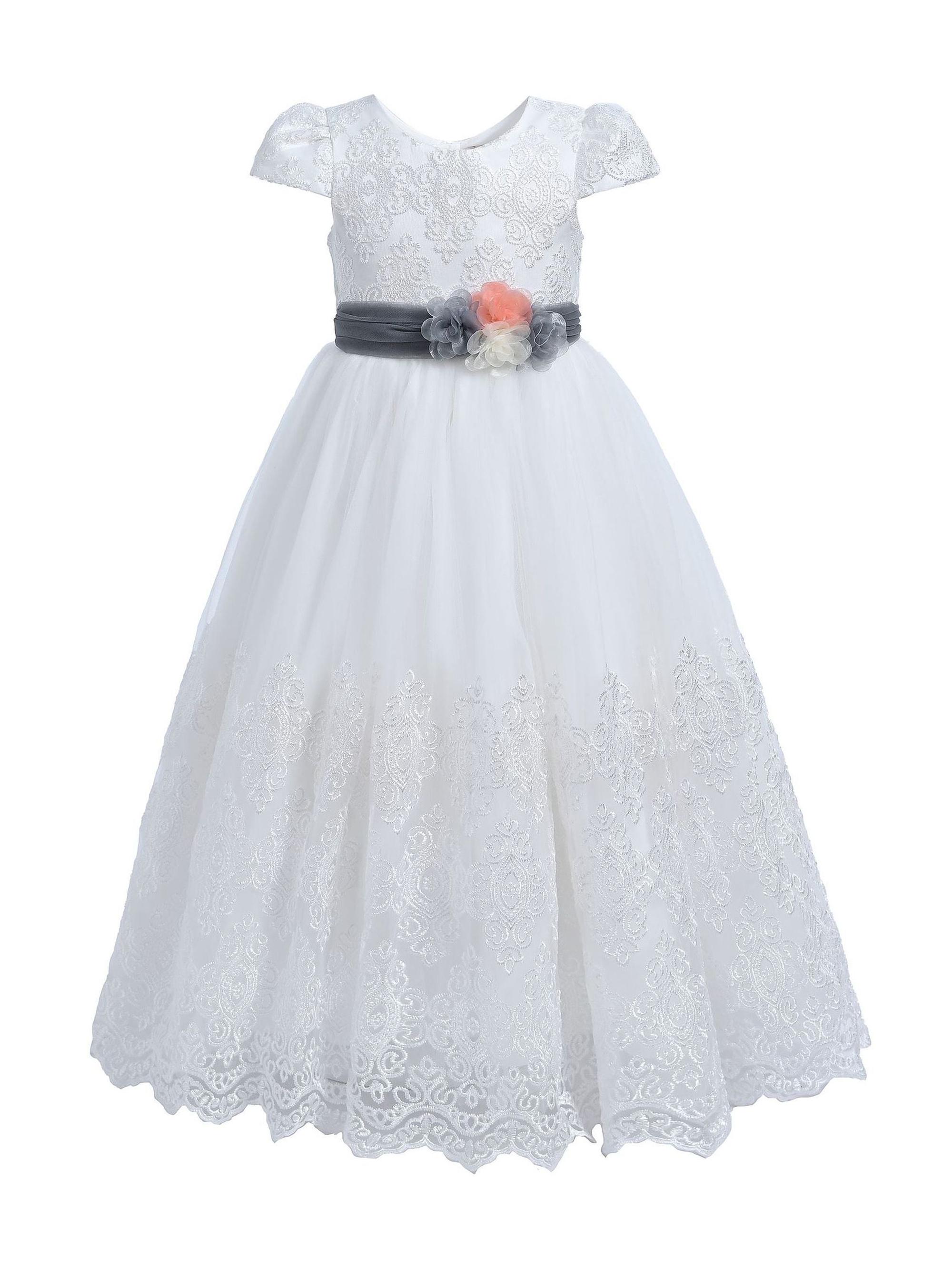 Tulleen Little Girl's & Girl's Beaumont Dress - White
