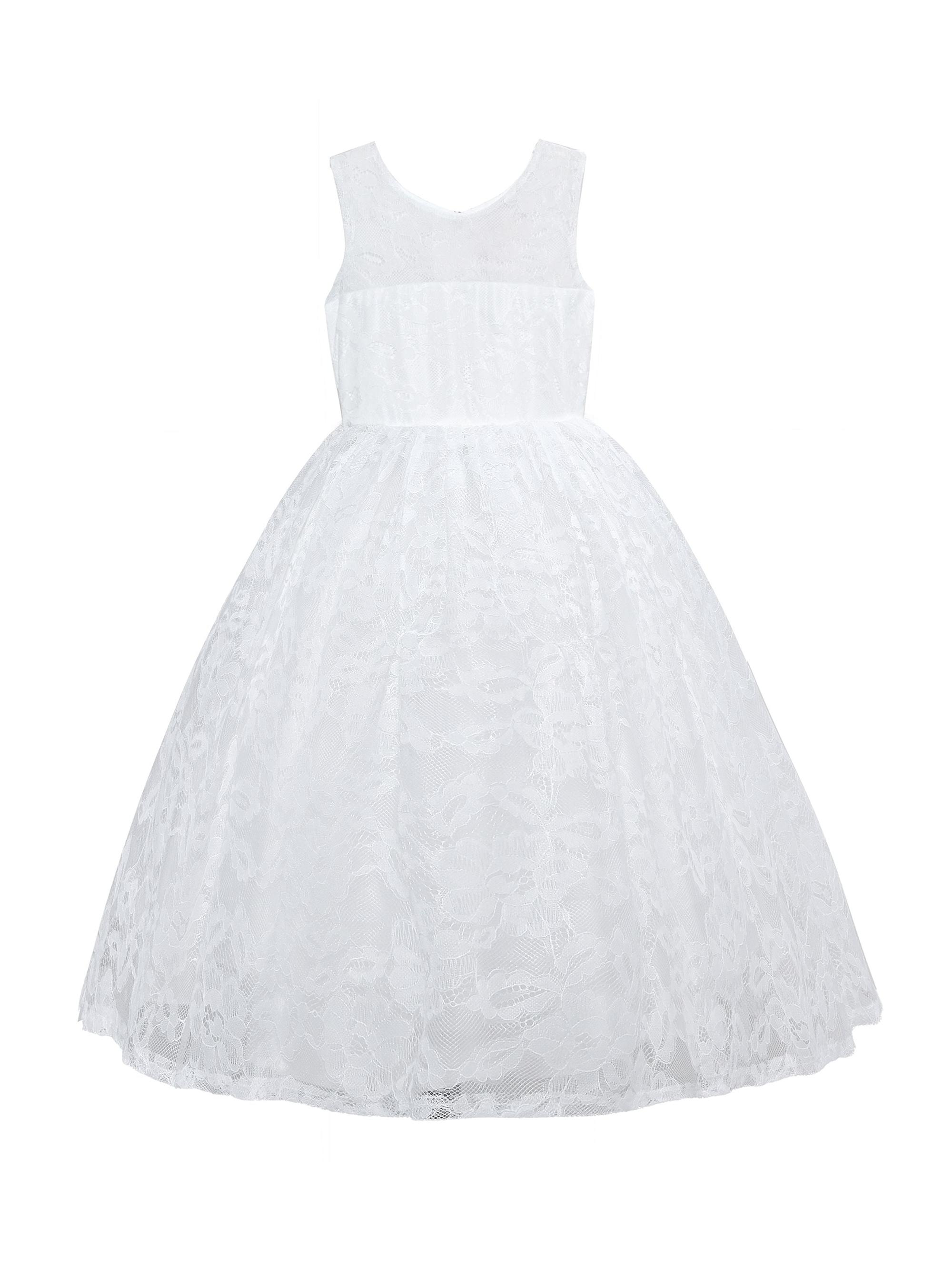 Tulleen Little Girl's & Girl's Rossemere Dress - White