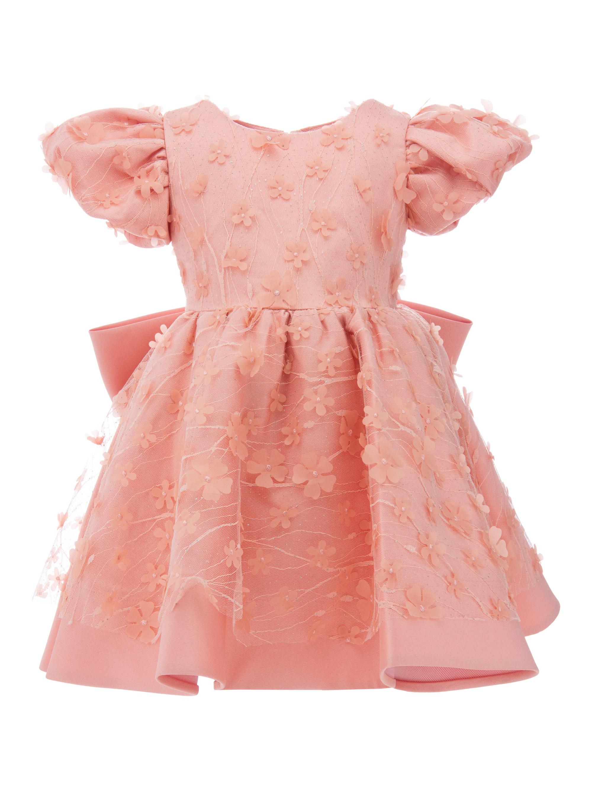 Tulleen Little Girl's & Girl's Moneta Dress - Peach Pink