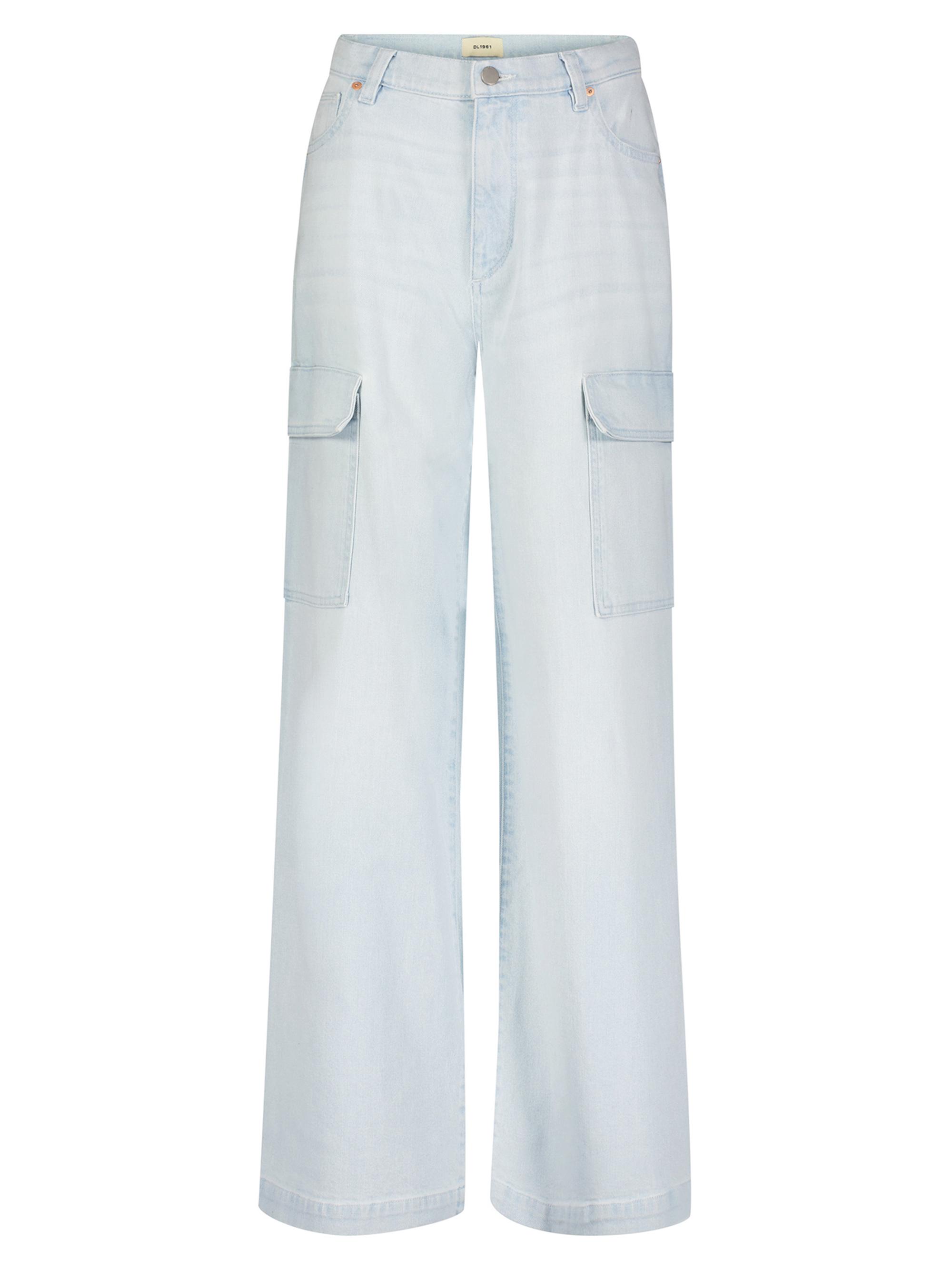 DL1961 Women's Zoie Wide Leg Relaxed Jeans - Poolside Cargo