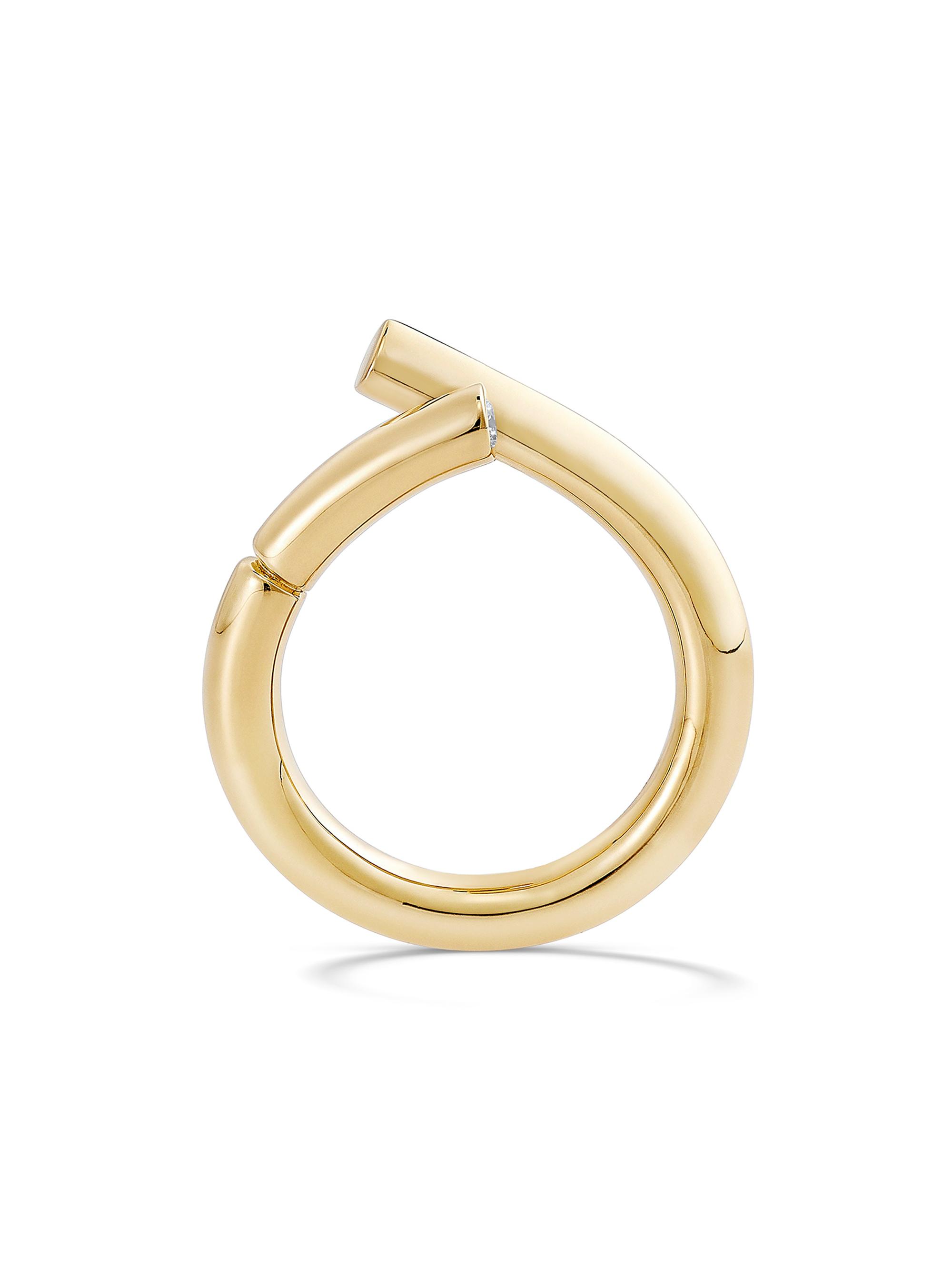 Tabayer Women's Oera 18K Yellow Gold & 0.05 TCW Diamond Ring - Yellow Gold