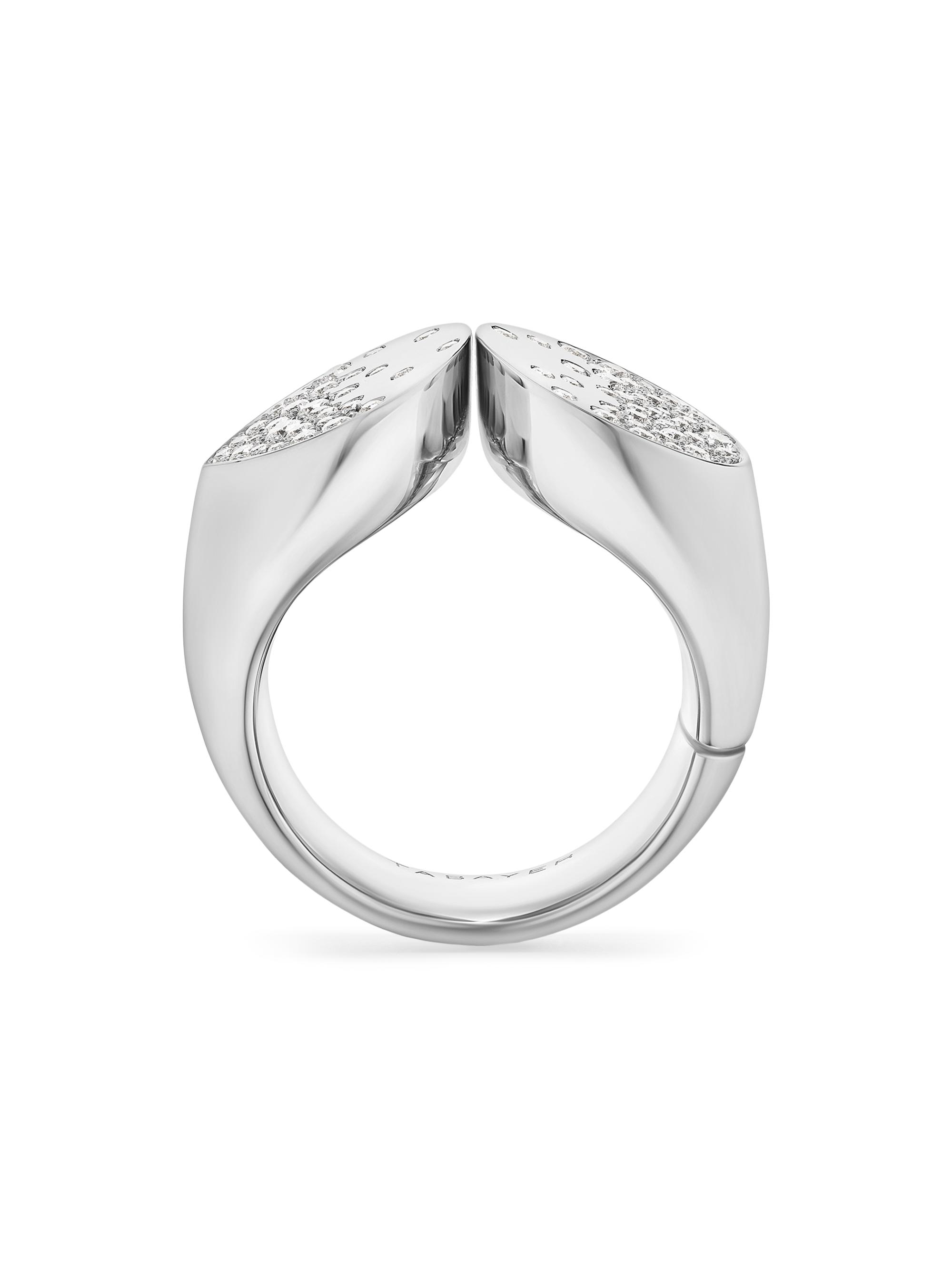 Tabayer Women's Oera Edition 03 18K White Gold & 0.55 TCW Diamond Ring - White Gold